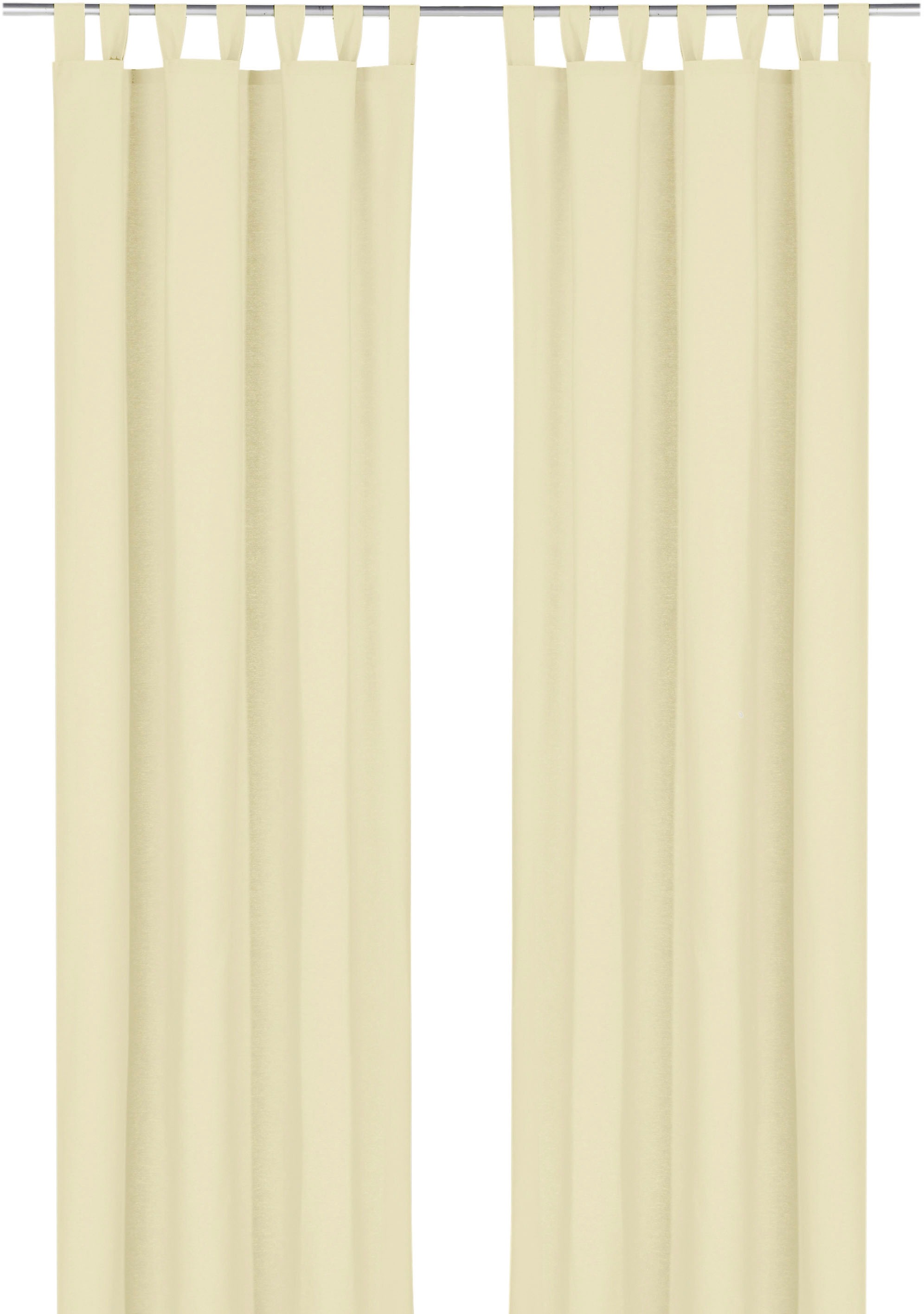 Weckbrodt "Sento" Schlaufen 1 Stk. tlg. Baumwolle, blickdicht, matte Strukt günstig online kaufen