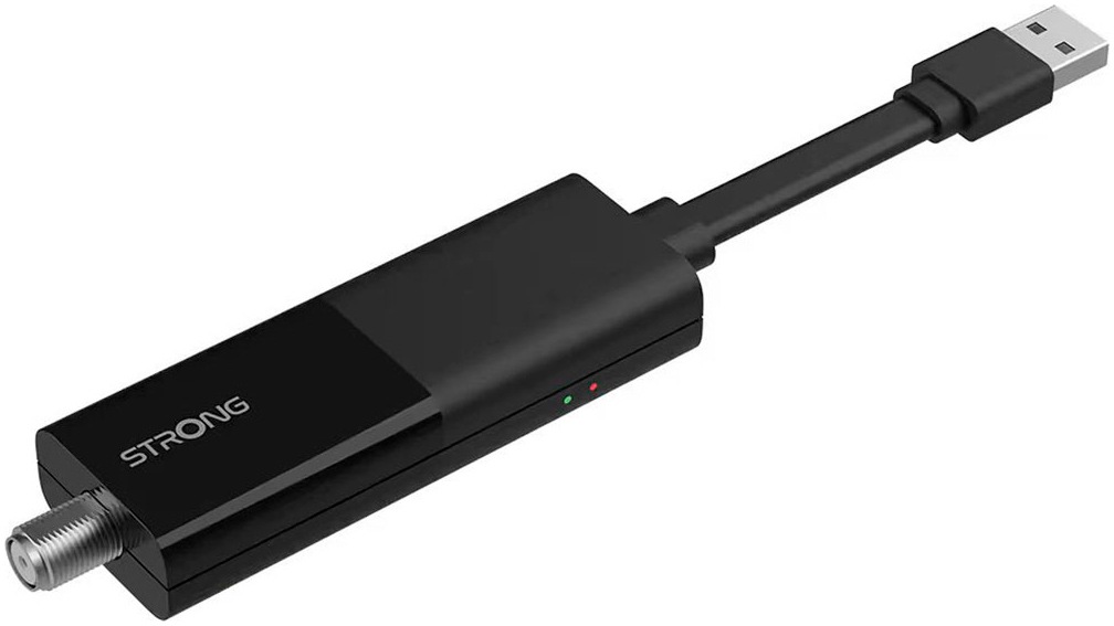 STRONG Streaming-Box "SRT427 4K UHD 2-in-1 Smart Google TV und Satelliten-Dongle"ohne farbbezeichnung, Streaming-Boxen, Netflix, YouTube, Prime Video