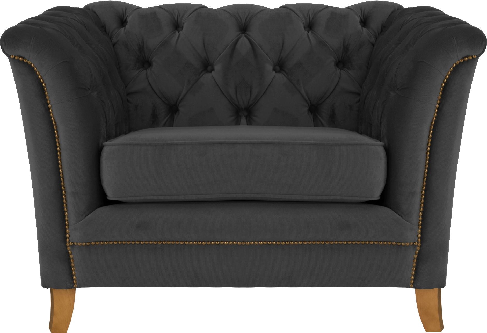 Home affaire Sessel "Newport modernes Chesterfield", mit Knopfheftung im Rü günstig online kaufen