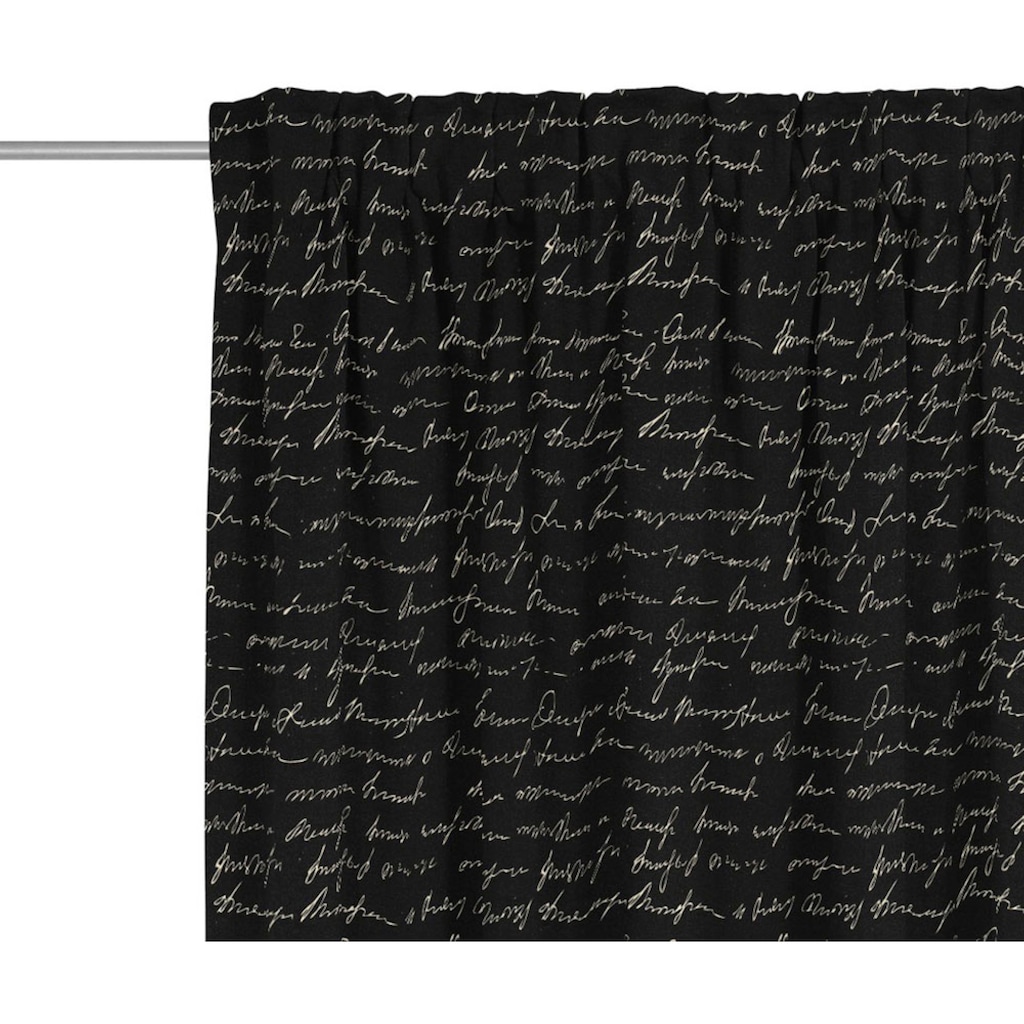 Adam Vorhang »Scribble«, (1 St.), nachhaltig aus Bio-Baumwolle