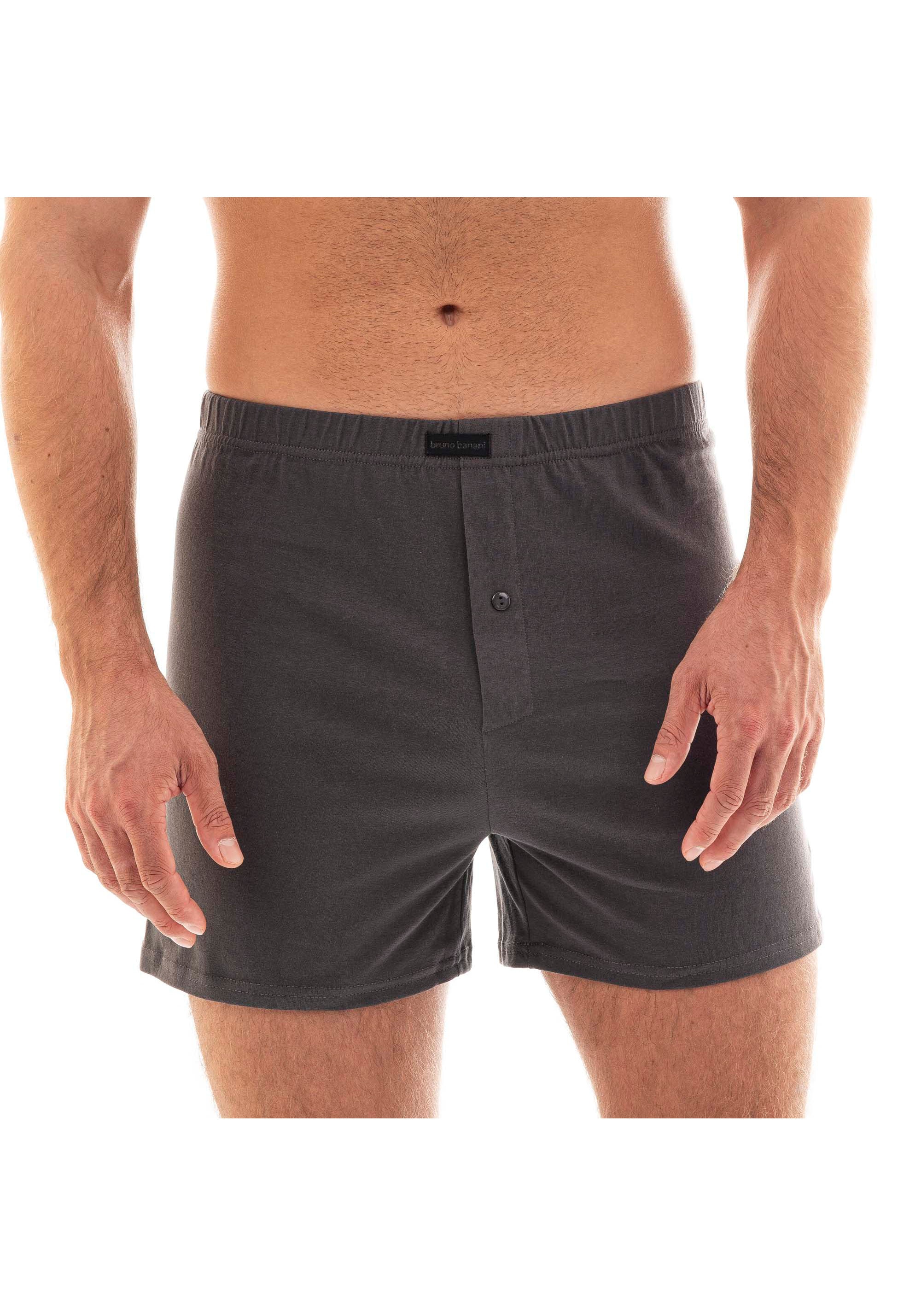 Bruno Banani Weiter Boxer »Loose Fit«, (2er Pack), mit Knopfleiste