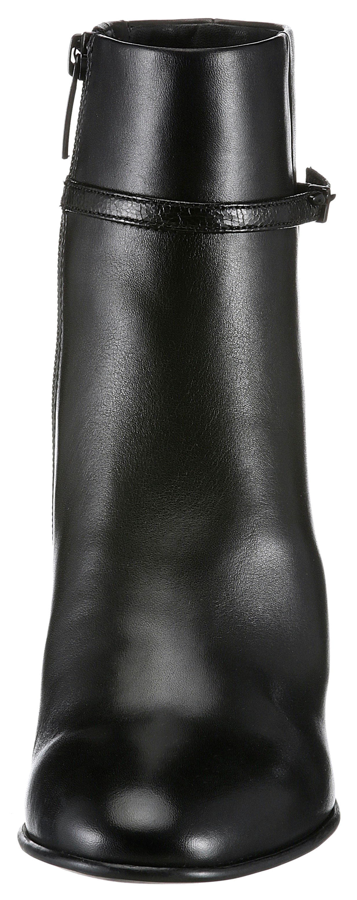 Tamaris Stiefelette, Blockabsatz, Businessschuh, Abendschuh mit elegantem Zierriemchen