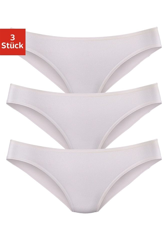 LASCANA Bikinislip "aus hochwertiger Modal-Qualität", (3er-Pack)