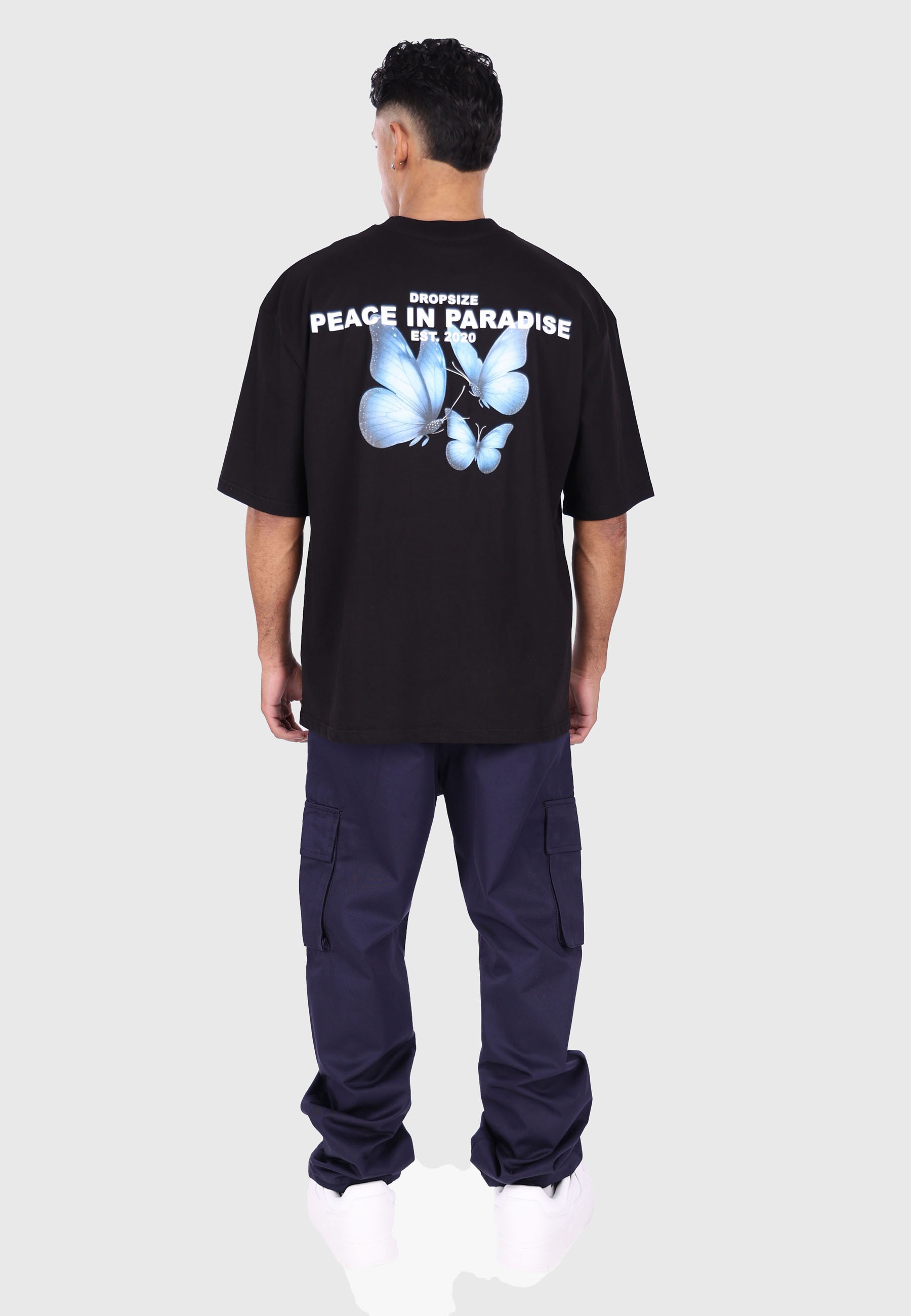 Dropsize T-Shirt »Dropsize HEAVY OVERSIZE BUTTERFLIES PARADISE T-SHIRT« 1 Stk.