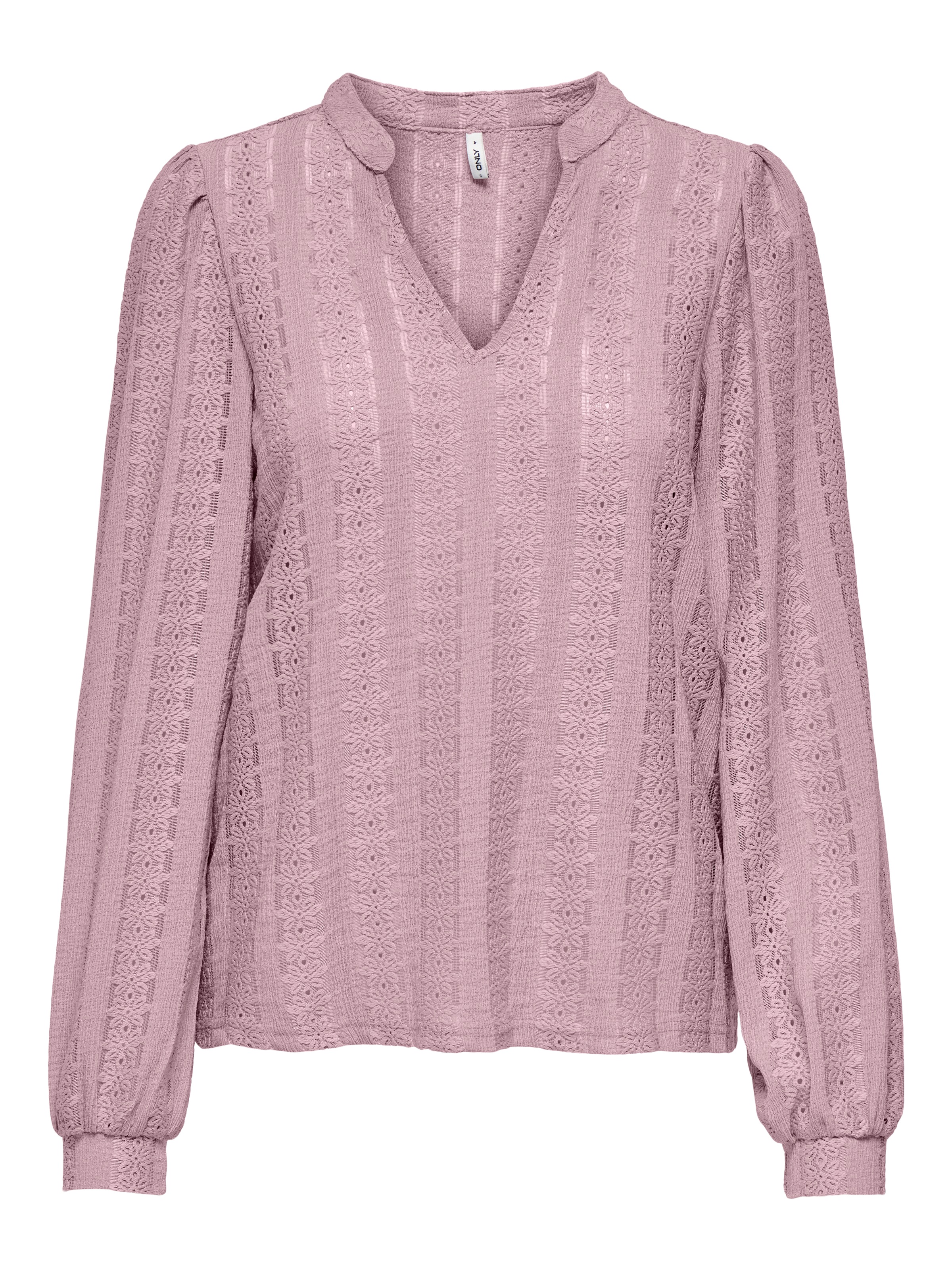 ONLY Blusenshirt "ONLMELANIE L/S SPLIT TOP JRS" günstig online kaufen