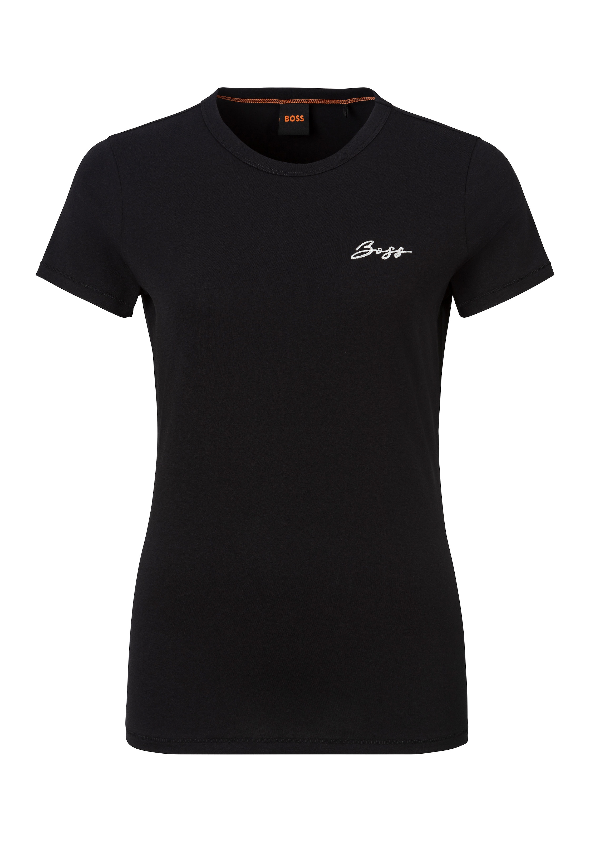 BOSS ORANGE T-Shirt "Elogo0 Premium Damenmode", mit Graphic Details günstig online kaufen
