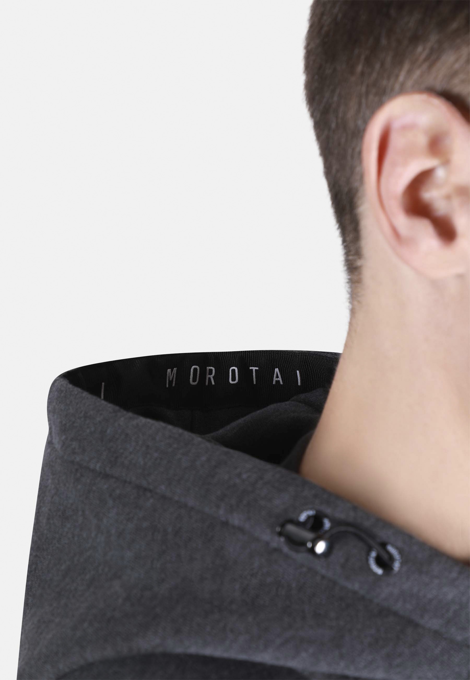 MOROTAI Allwetterjacke »MOROTAI Herren Morotai Neo Zip Sweatjacket« 1 Stk. tlg. mit Kapuze