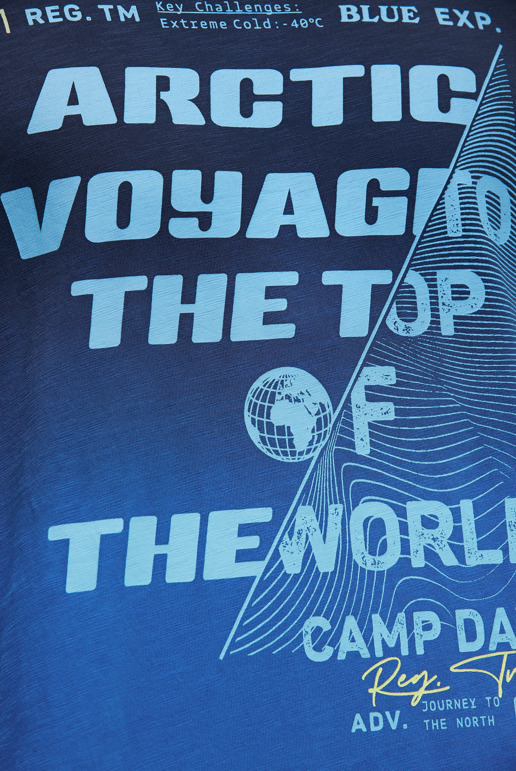 CAMP DAVID Langarmshirt, aus Baumwolle