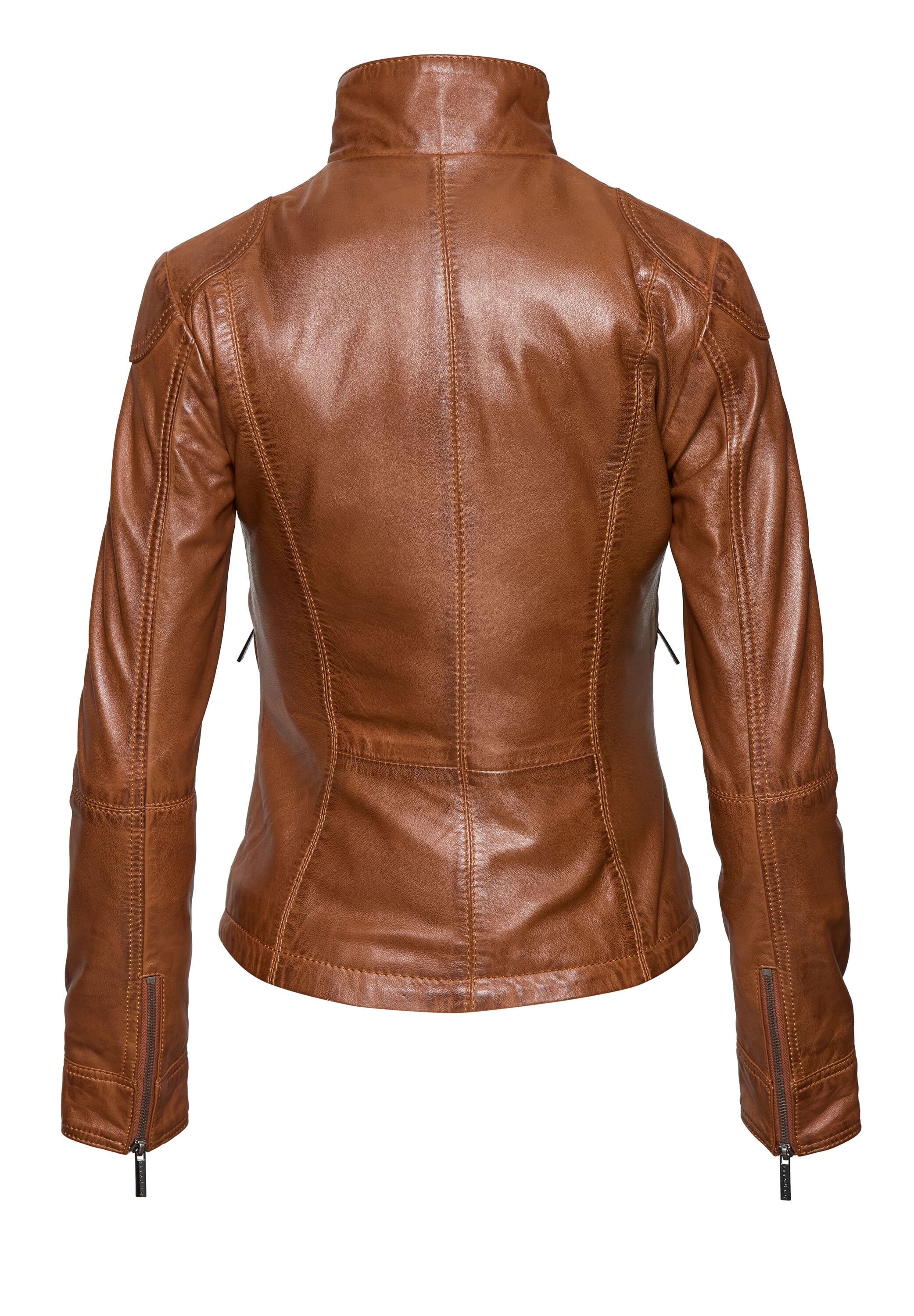 bugatti Lederjacke »bugatti Lederjacke« ohne Kapuze Taillierter Schnitt