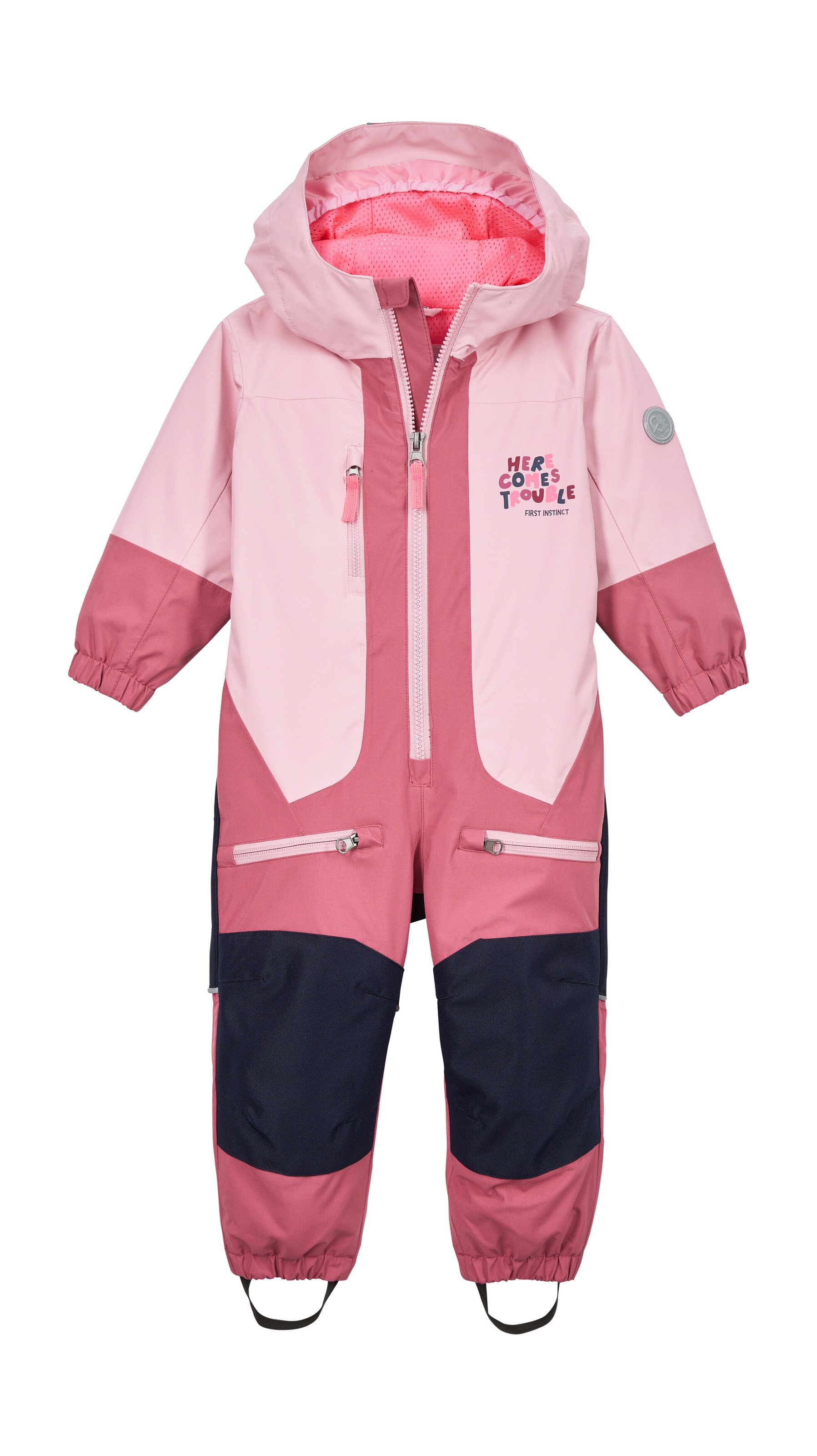 Mädchen Overall "FIOS 21 MNS ONPC"rosé, Gr. 86, FIRST INSTINCT BY KILLTEC, Obermaterial: 100% Polyester;Futter: 100% Polyester, Overalls, Wind- und