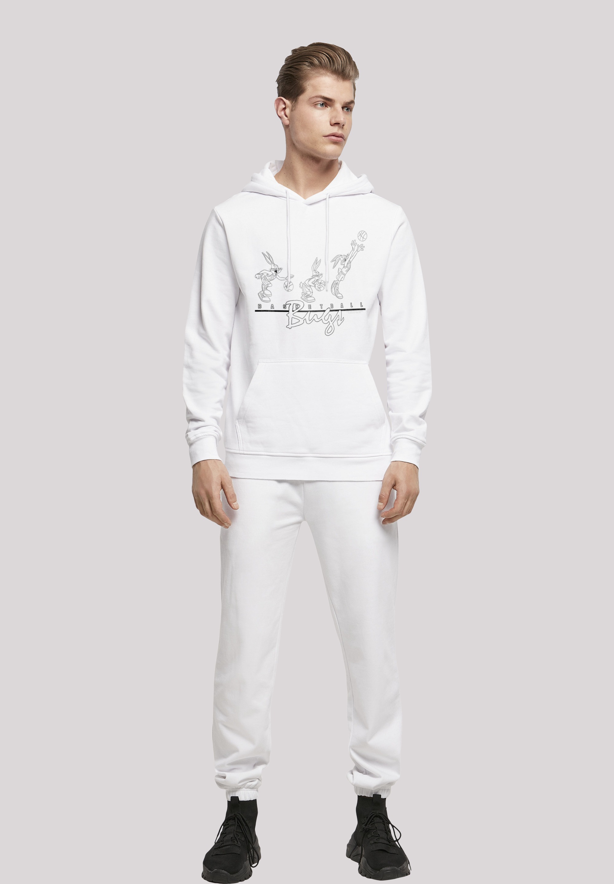 F4NT4STIC Kapuzenpullover »Looney Tunes Basketball Bugs«, Print