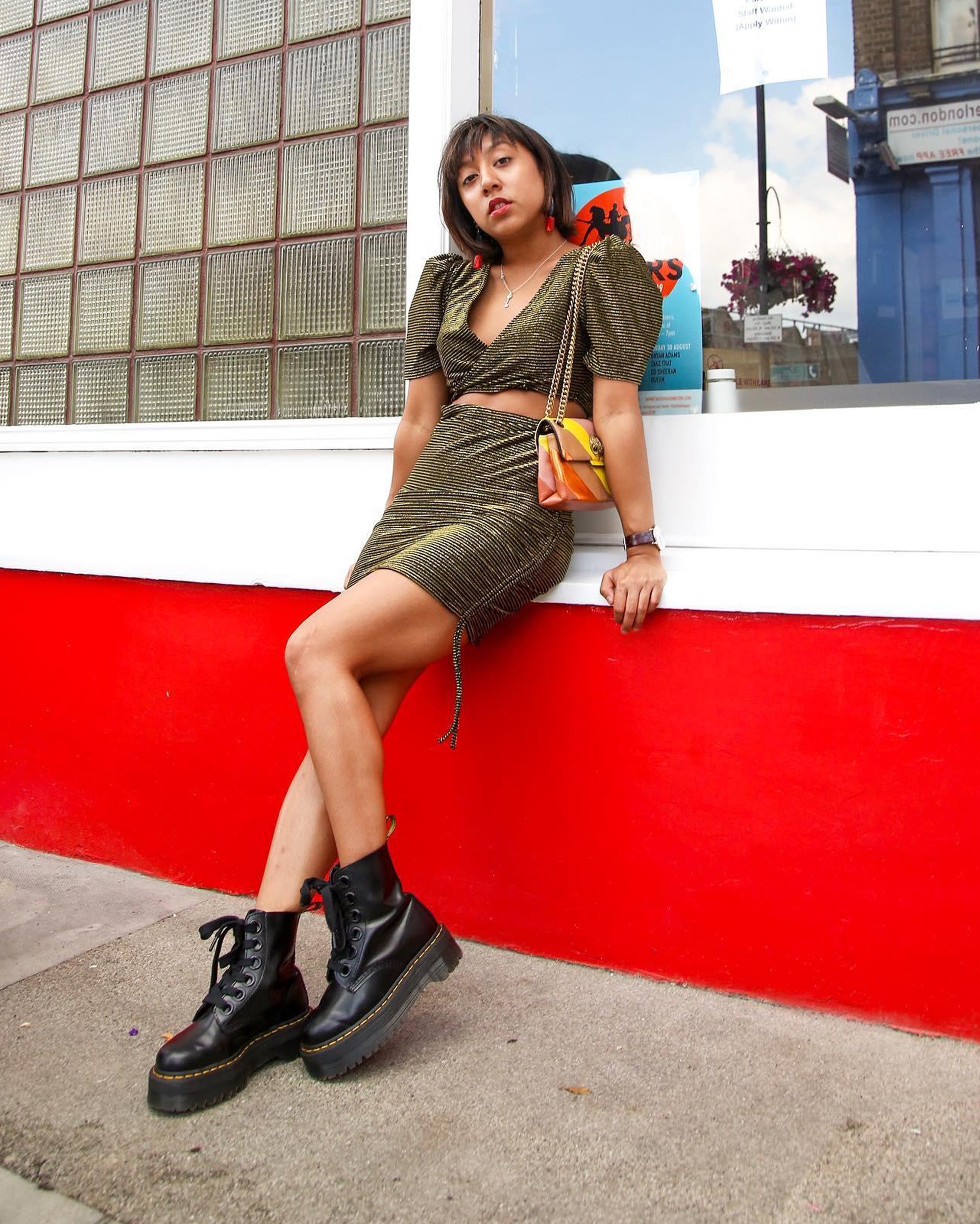 DR. MARTENS Schnürboots "Molly" Plateauboots, Chunky Boot mit modischen Sch günstig online kaufen