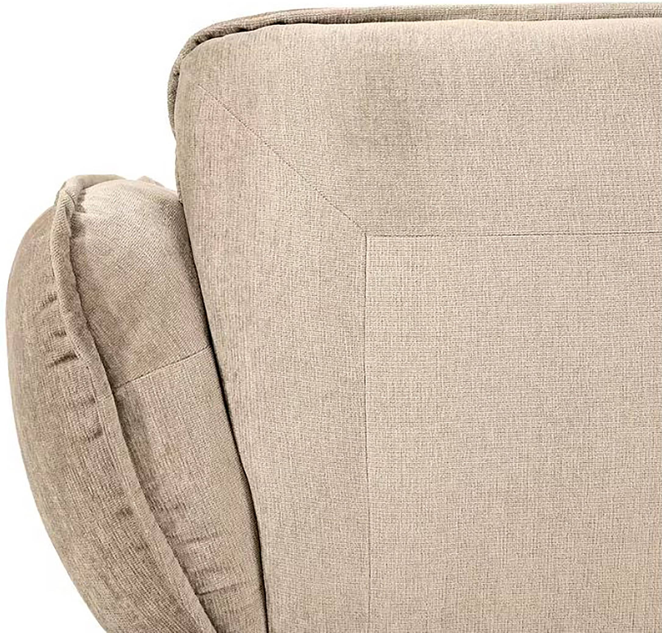 BETYPE Chaiselongue »Be Fluffy«, Softes Sitzgefühl, moderne Kedernaht, hochwertiger Bezug
