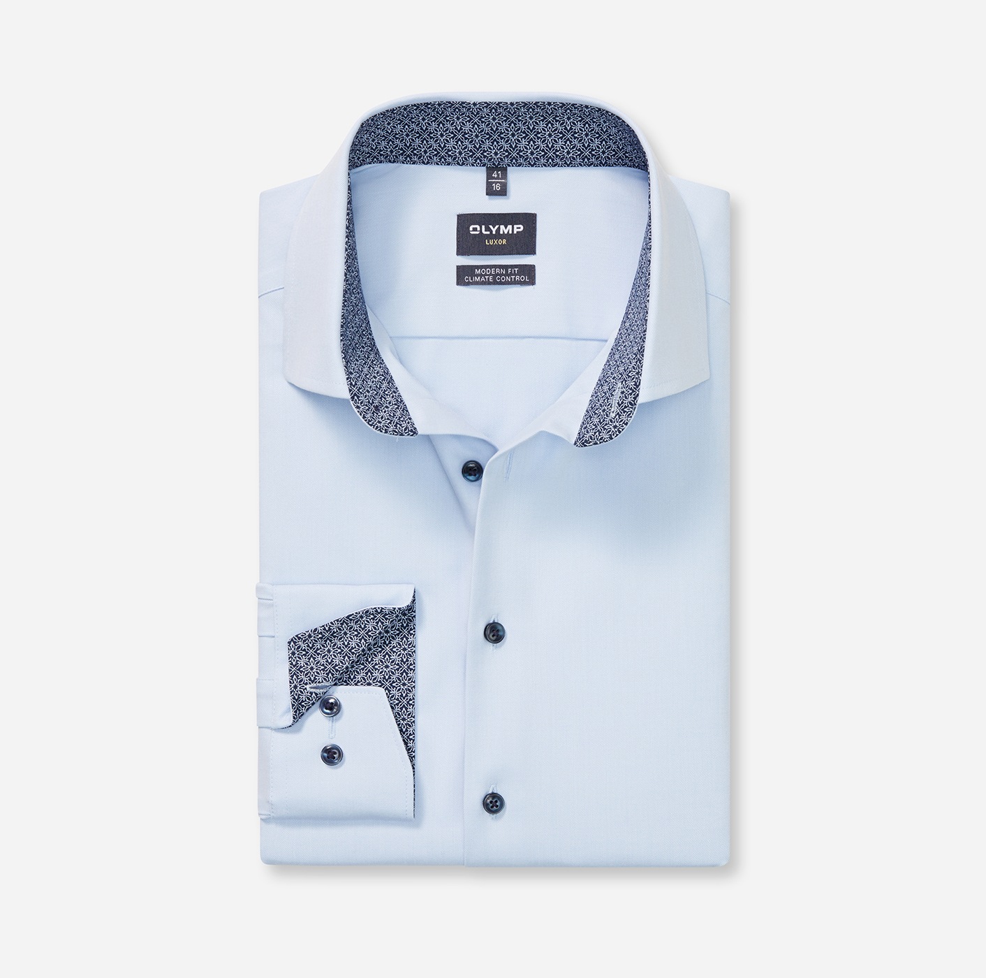OLYMP Langarmhemd "Luxor 24/Seven", Climate Control, modern fit, Businesshe günstig online kaufen