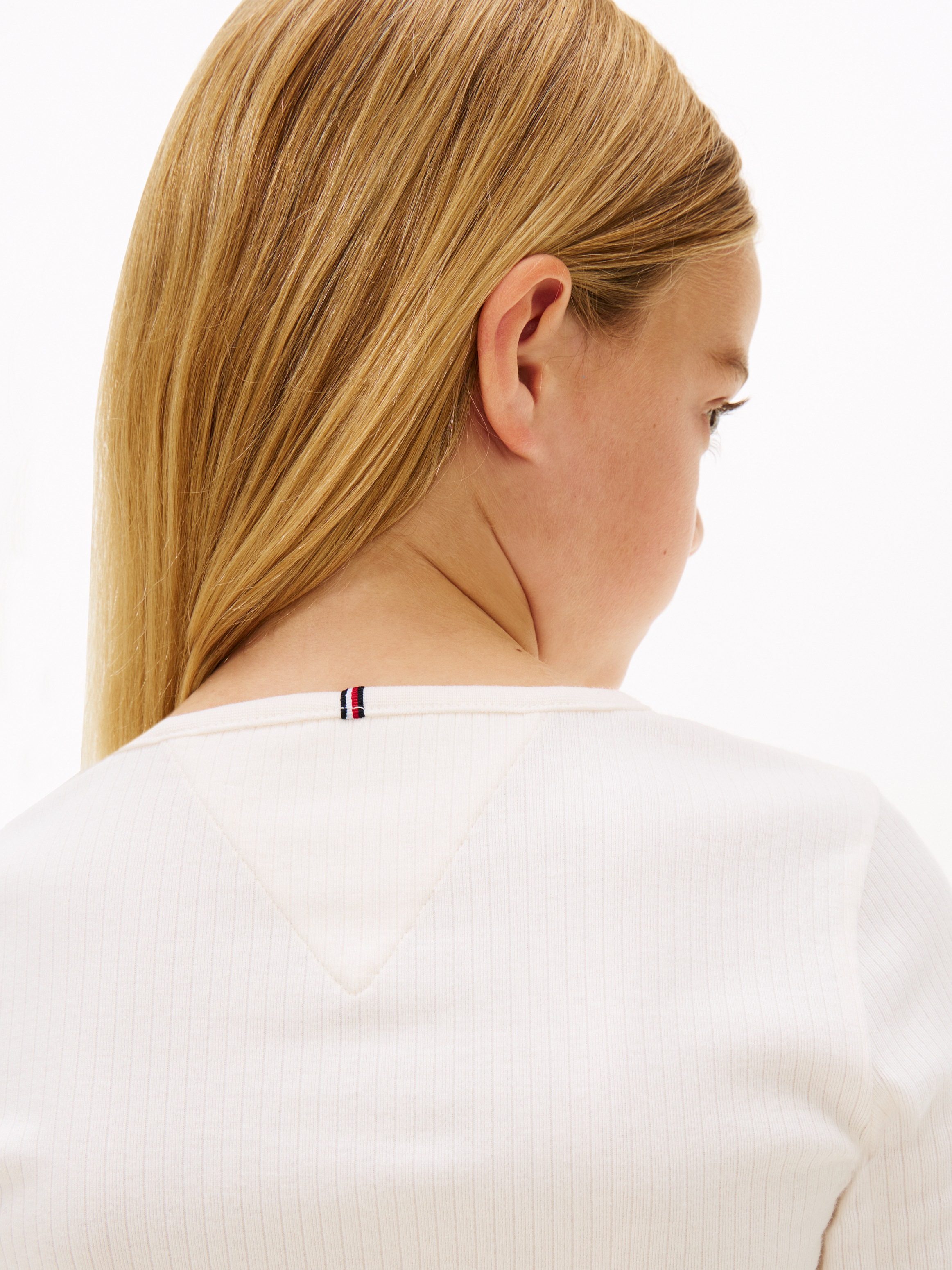 Tommy Hilfiger Langarmshirt Kinder bis 16 Jahre, mit Rundhalsausschnitt