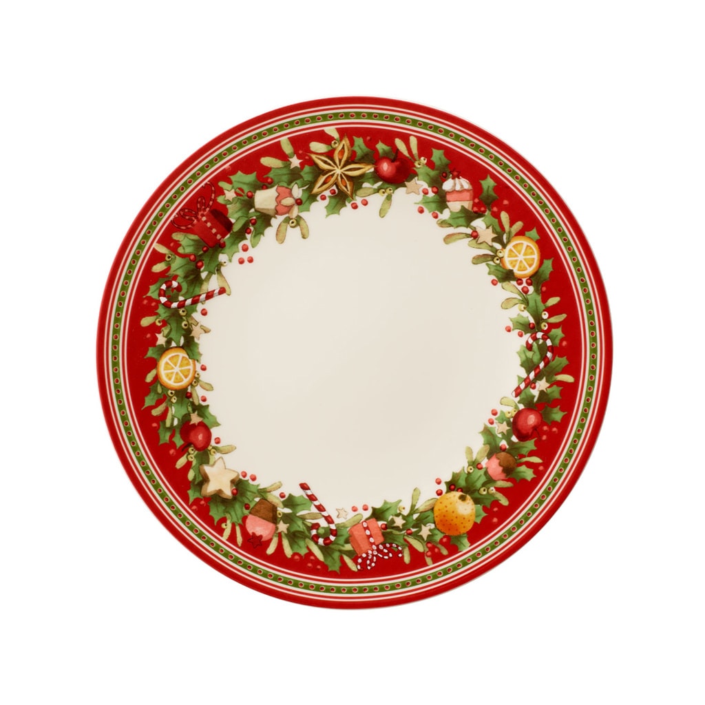 Villeroy & Boch Speiseteller "Speiseteller Winter Bakery Delight ø 27, 4 Cm Bunt"