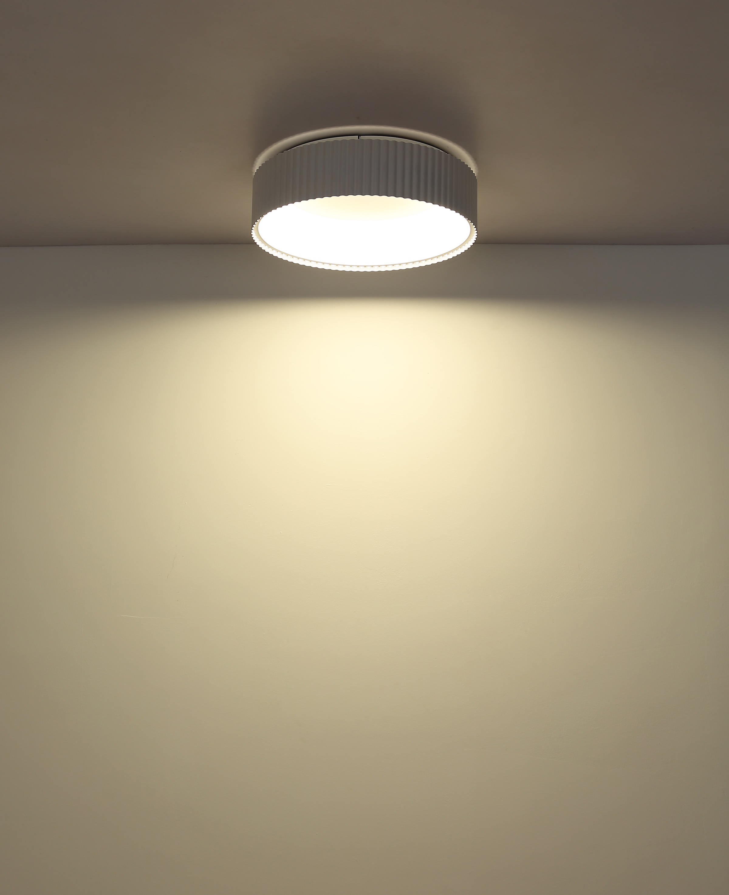 GLOBO LIGHTING Deckenleuchte »KEMP« LED-Modul 1 Stk. LED Deckenleuchte weiß matt, dimmbar, Memoryfunktion, modern