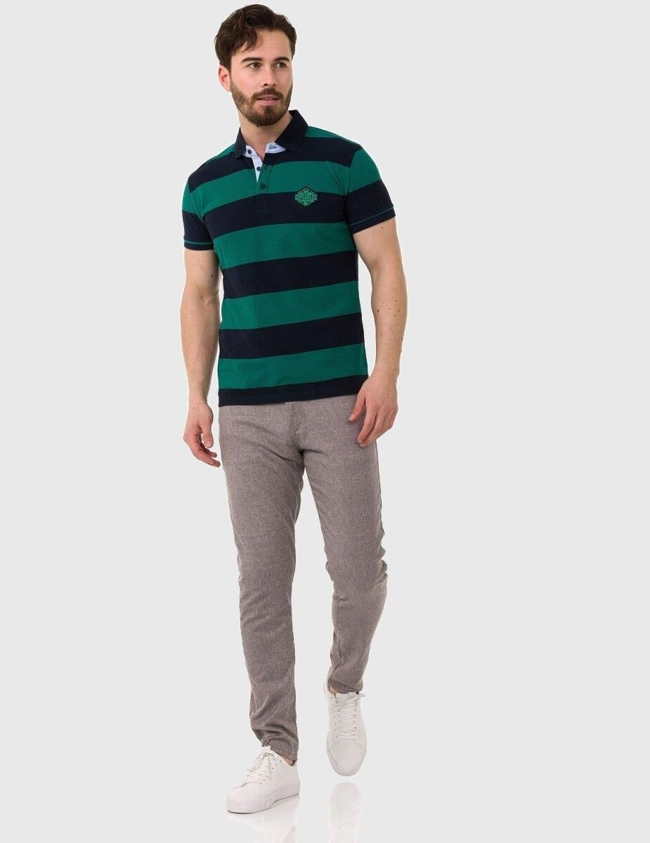 Stoffhose CIPO & BAXX "Hose", Herren, Gr. 31, Länge 34, grau, 41% Baumwolle, 37% Polyester, 20% Viskose, 2% Elasthan, unifarben, regular fit lang, Hosen Stoffhose, im unifarbenen Look 2