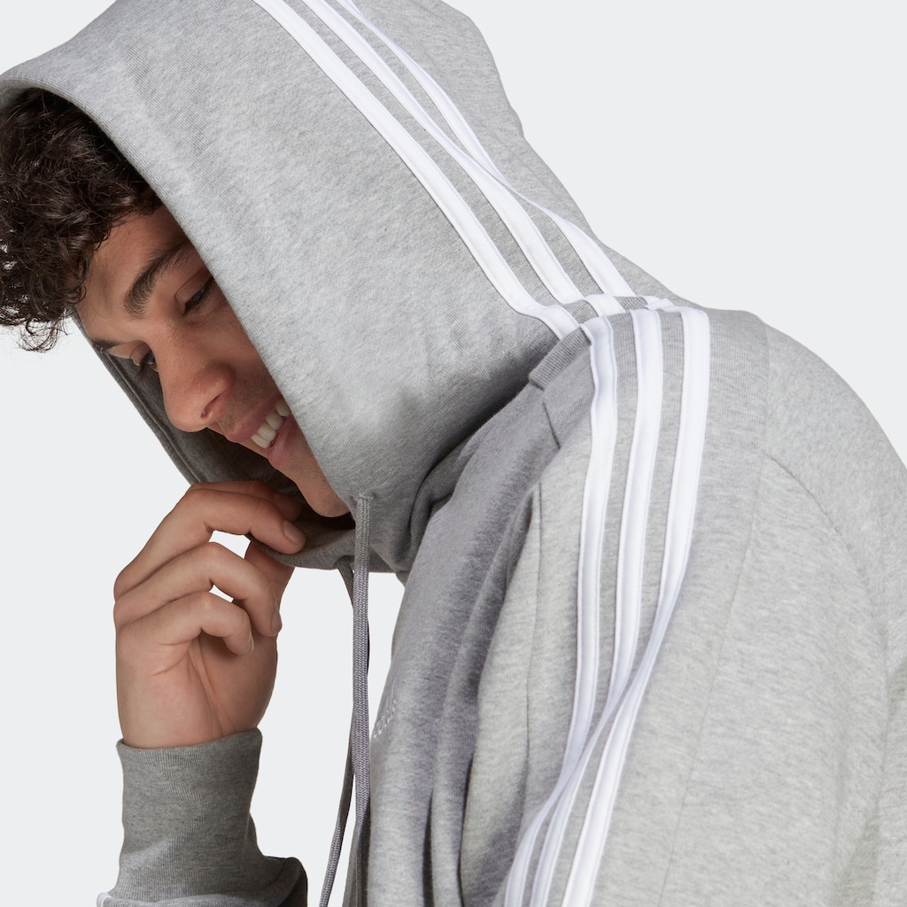 adidas Sportswear Kapuzensweatshirt »ESSENTIALS FRENCH TERRY 3STREIFEN HOODIE«