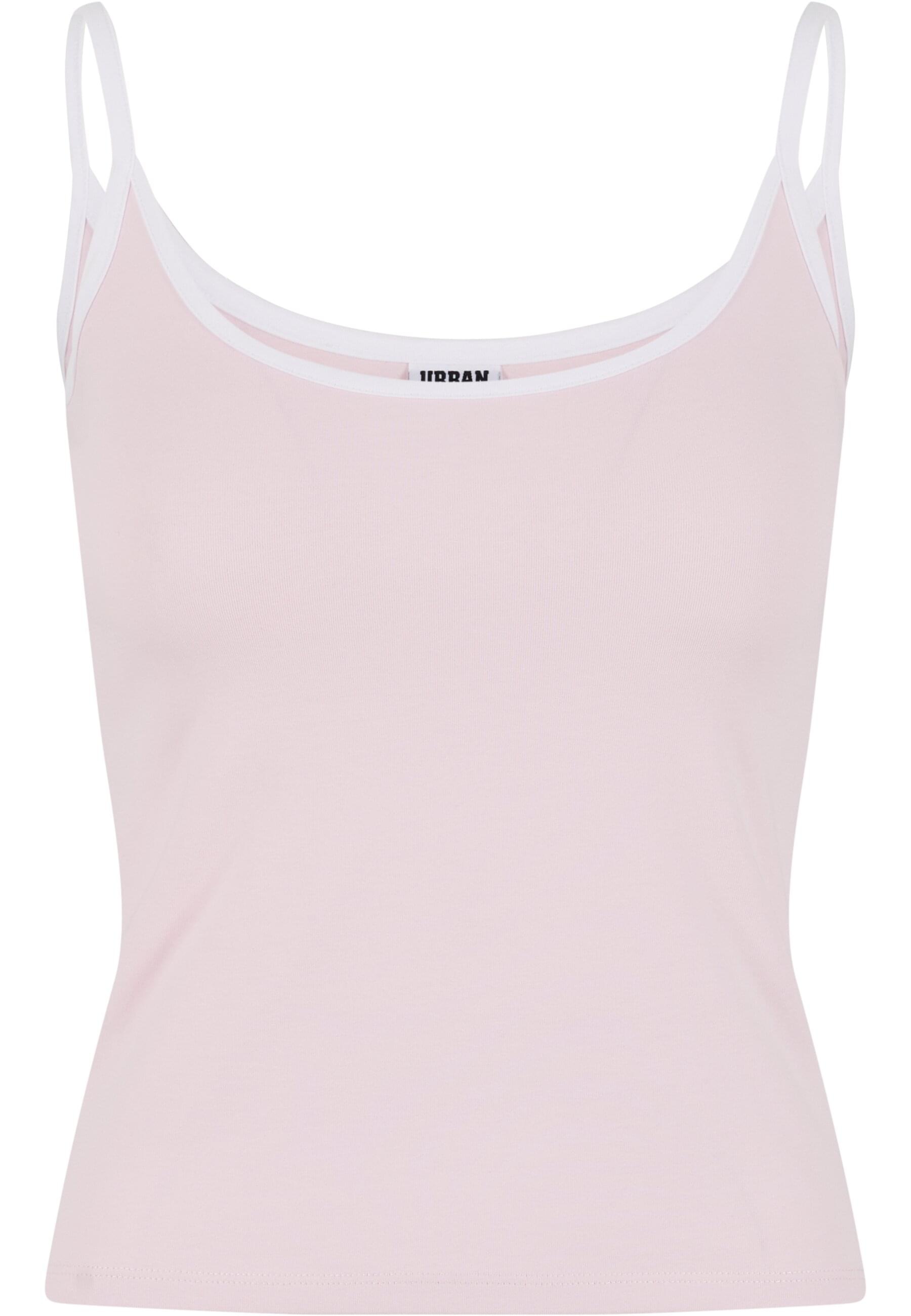URBAN CLASSICS Muskelshirt "Urban Classics Ladies Contrast Basic Top 2-Pack günstig online kaufen