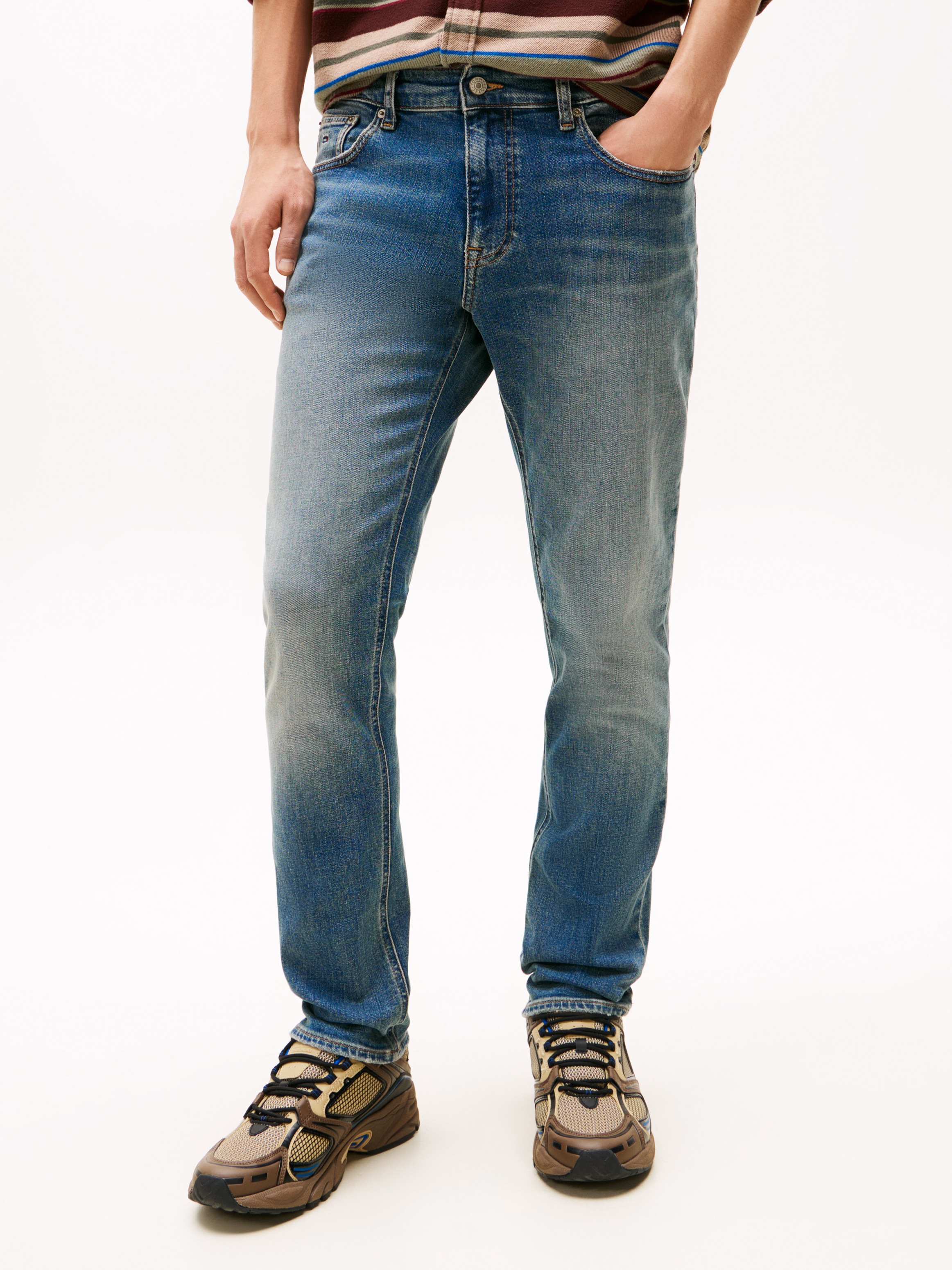 Tommy Jeans Slim-fit-Jeans "Scanton Slim Denim", Mit Gürtelschlaufen günstig online kaufen