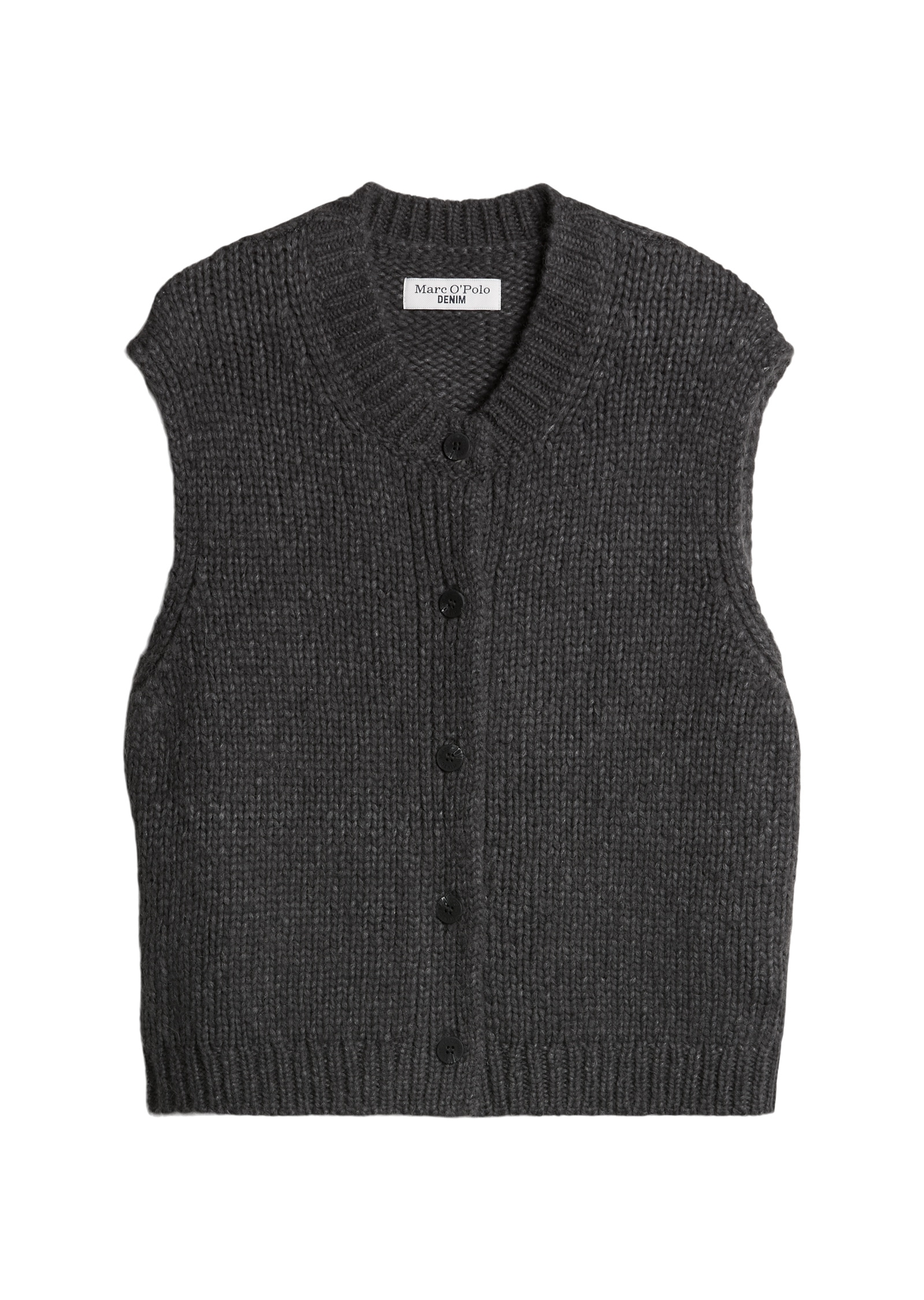Marc O'Polo DENIM Strickweste »aus kuscheligem Schurwolle-Alpaka-Mix«