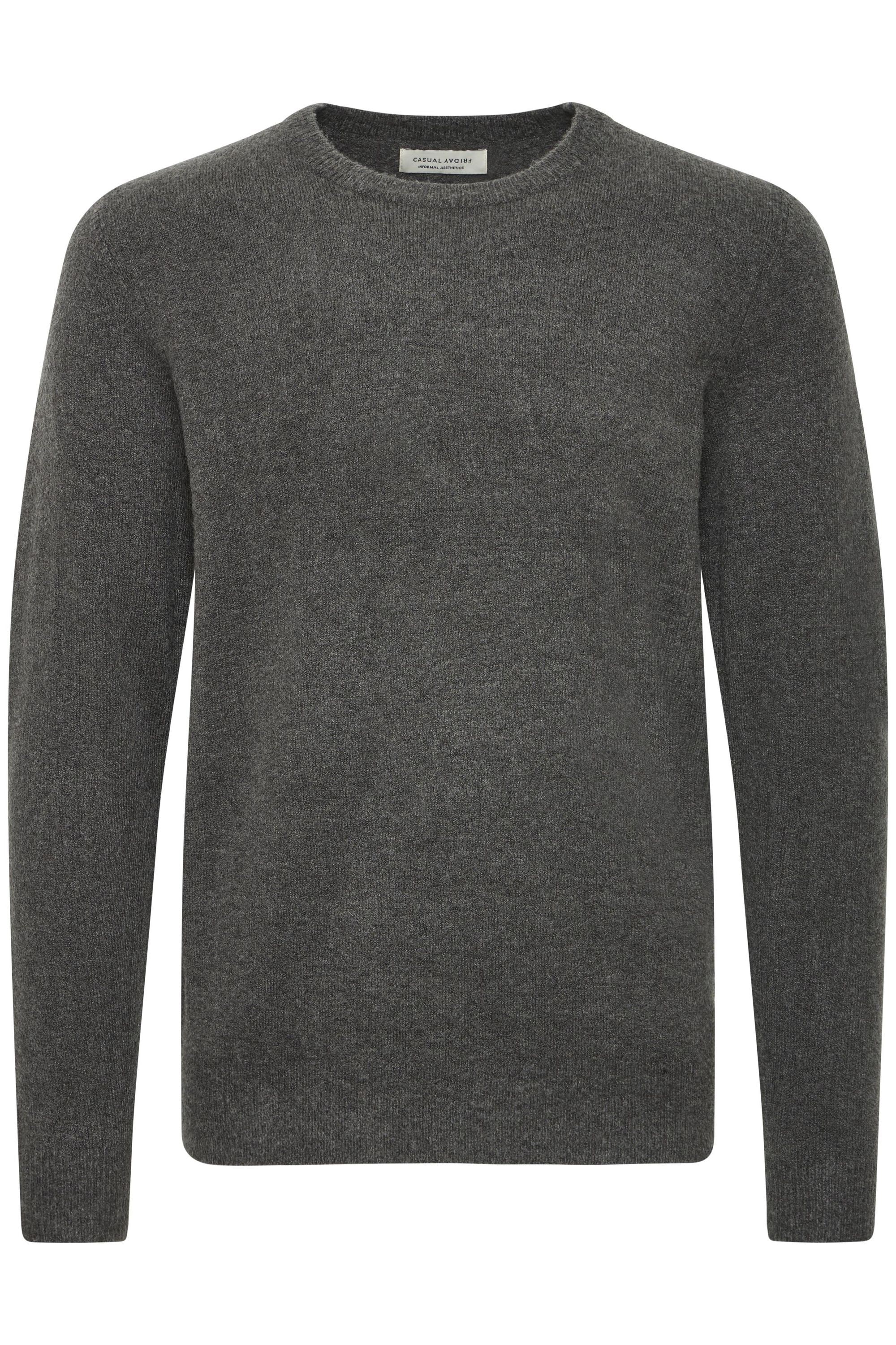 Casual Friday Strickfleece-Pullover "Strickpullover CFHEINE" günstig online kaufen