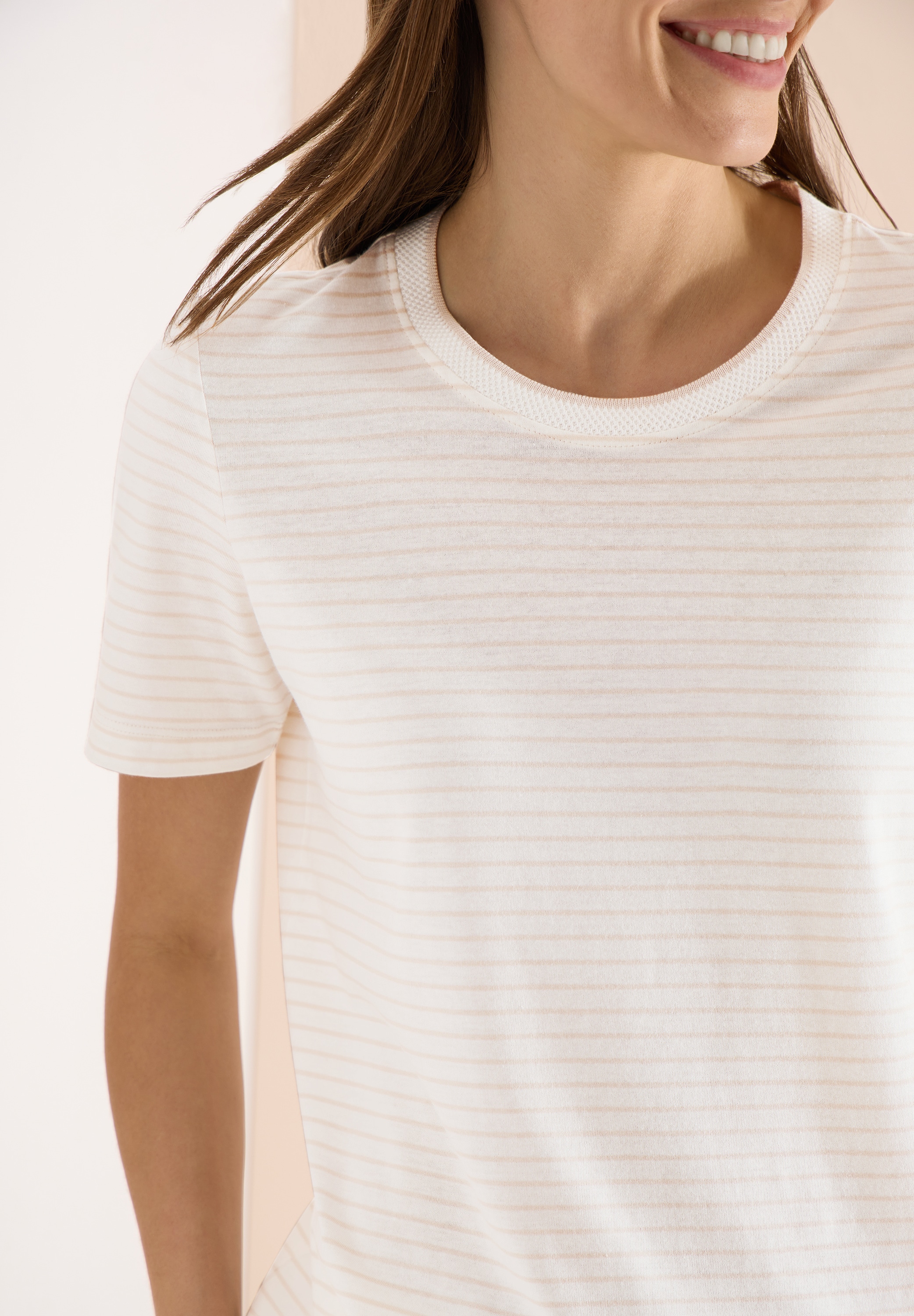 Cecil Rundhalsshirt Jersey günstig online kaufen