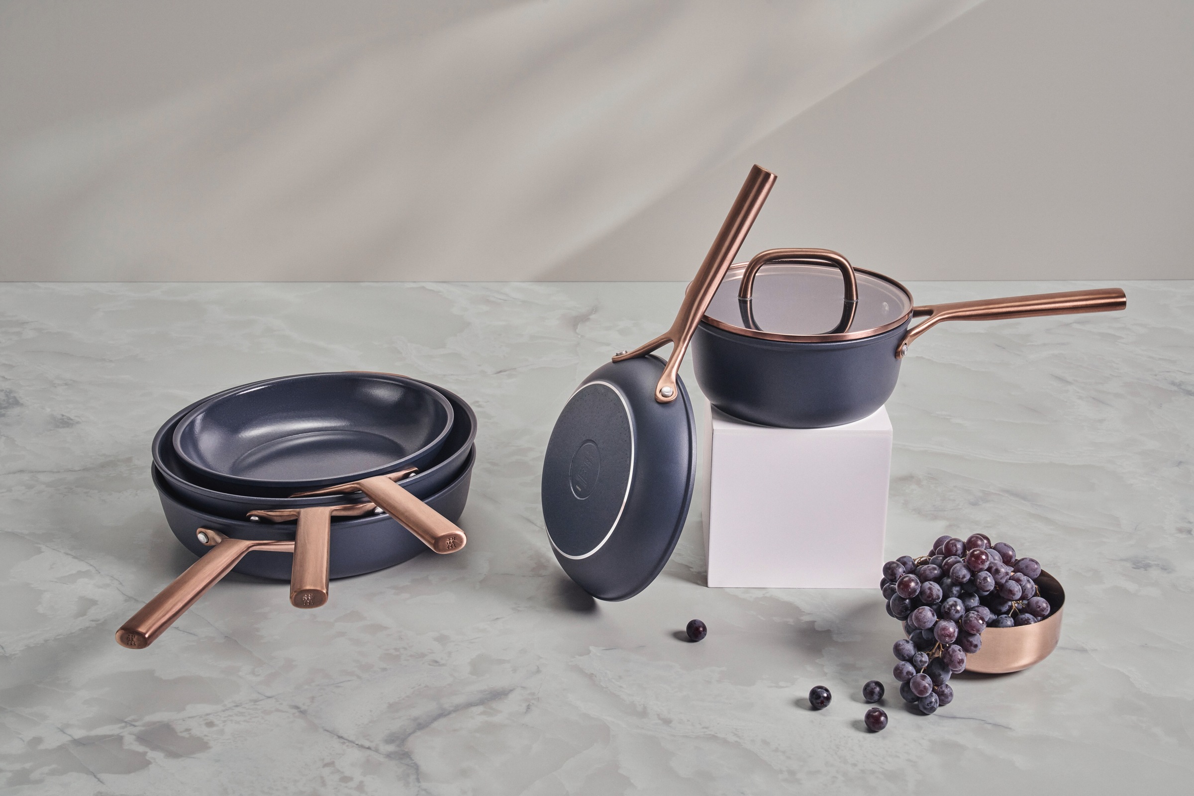Zwilling Bratpfanne »Milano« Aluminium 1 tlg. Keramik-Antihaftbeschichtung, Induktion, Made in Italy
