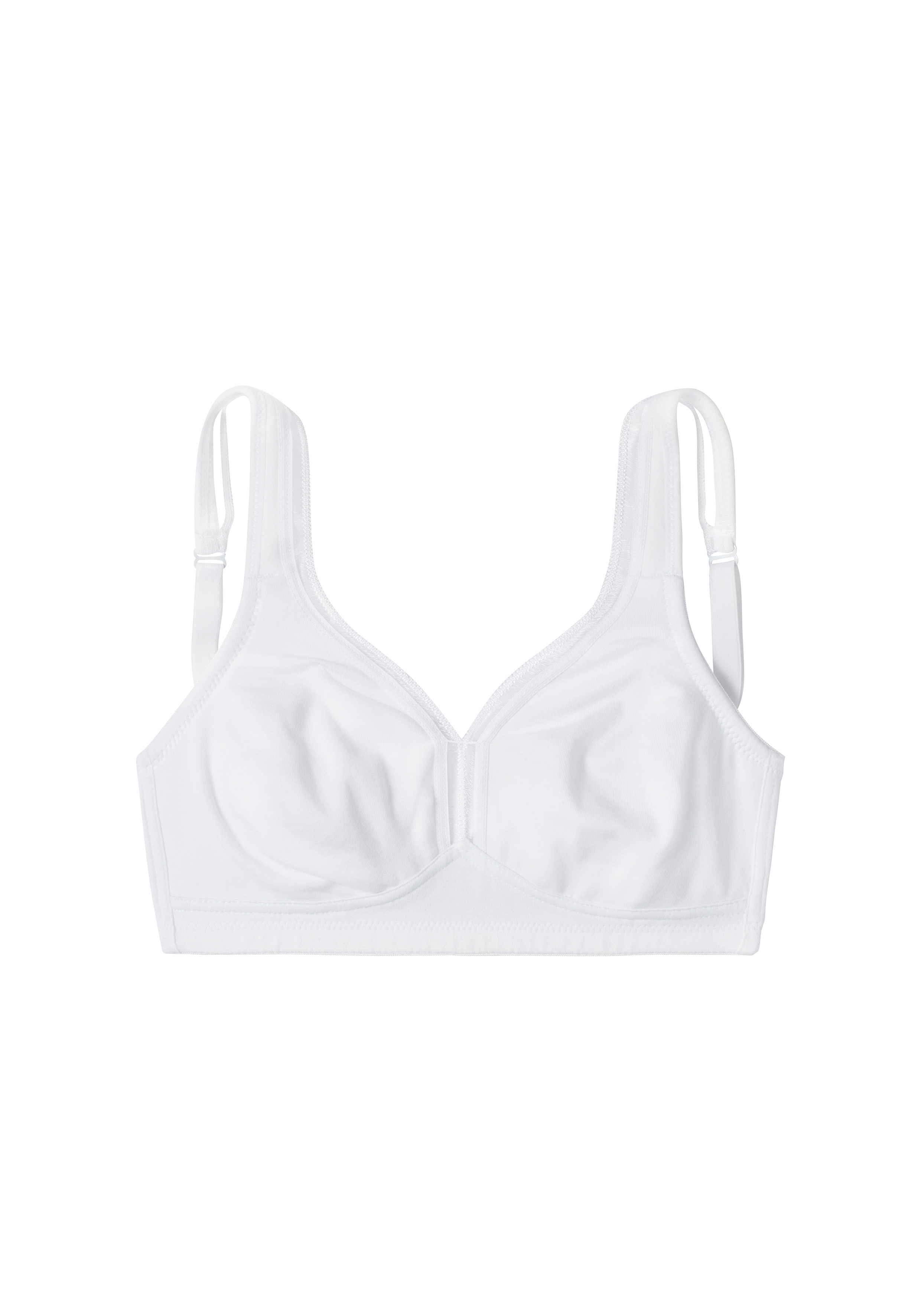 Thumbnail - petite fleur T-Shirt-BH Packung, 2 Stück, ohne Bügel aus Baumwolle, Basic Dessous