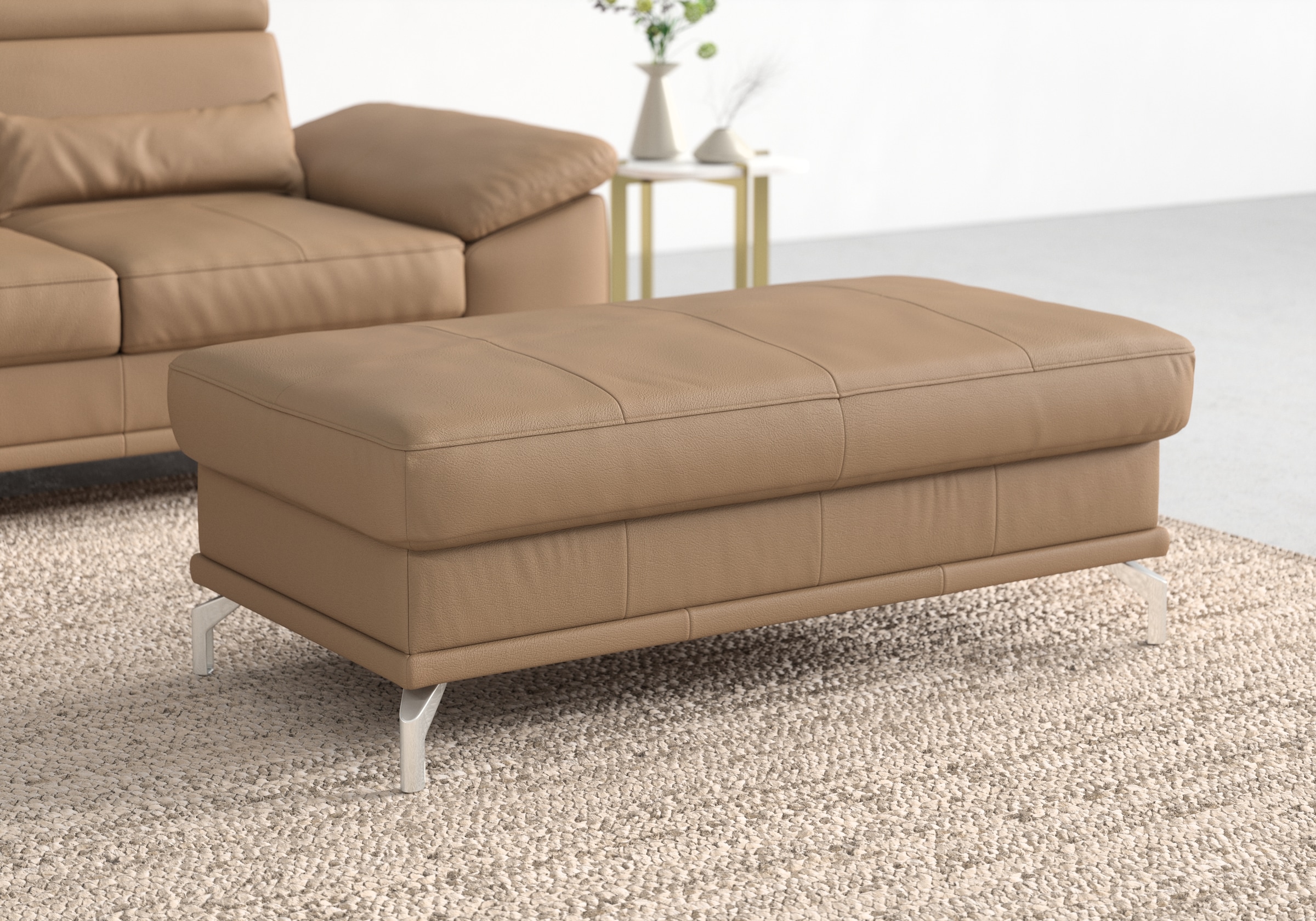 sit&more Hocker "Cabrio, B: 113 cm" individuell zu kombinieren, Federkern günstig online kaufen