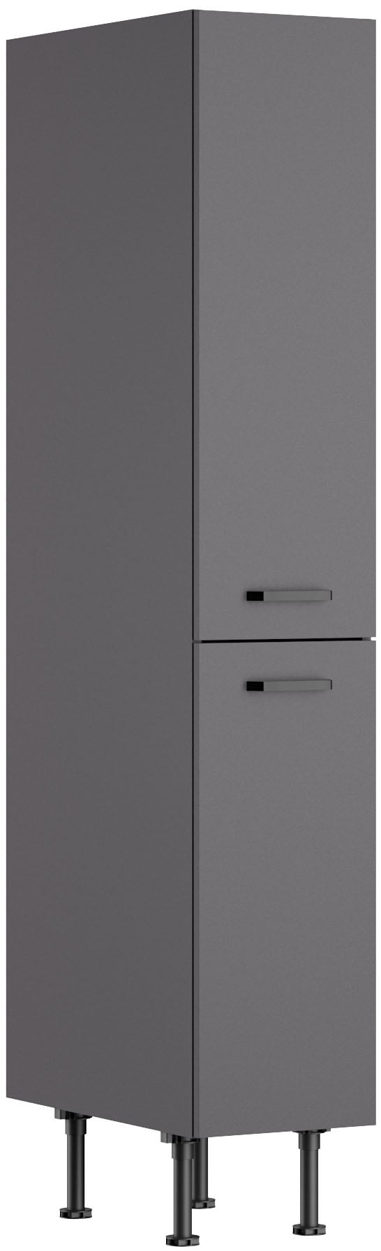 KOCHSTATION "KS-Paula" 30 cm breit, 176 cm hoch, 2 Auszüge, 4 Ablagen