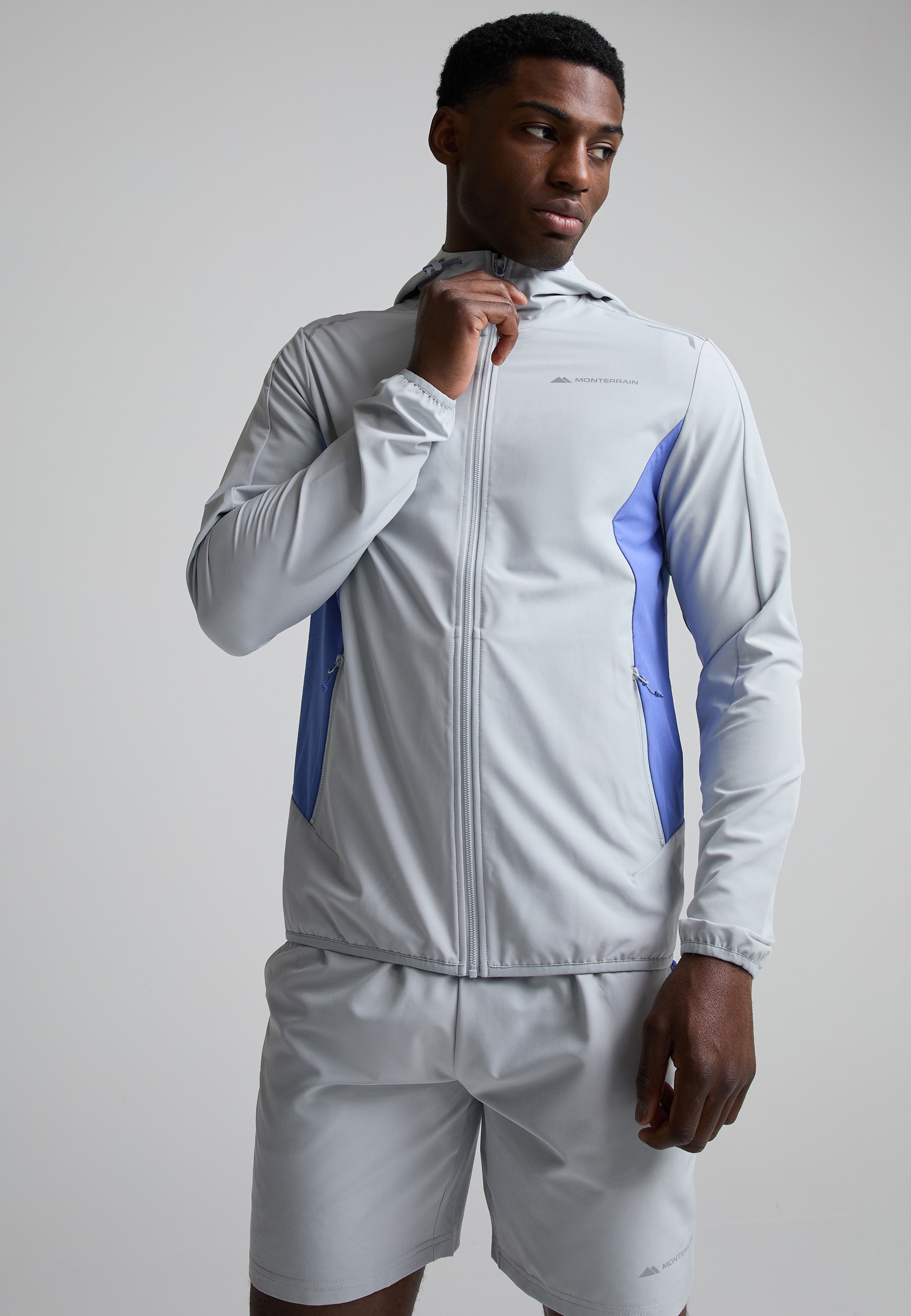 Monterrain Outdoorjacke »Monterrain LYDER WINDRUNNER« 1 Stk. tlg. mit Kapuze