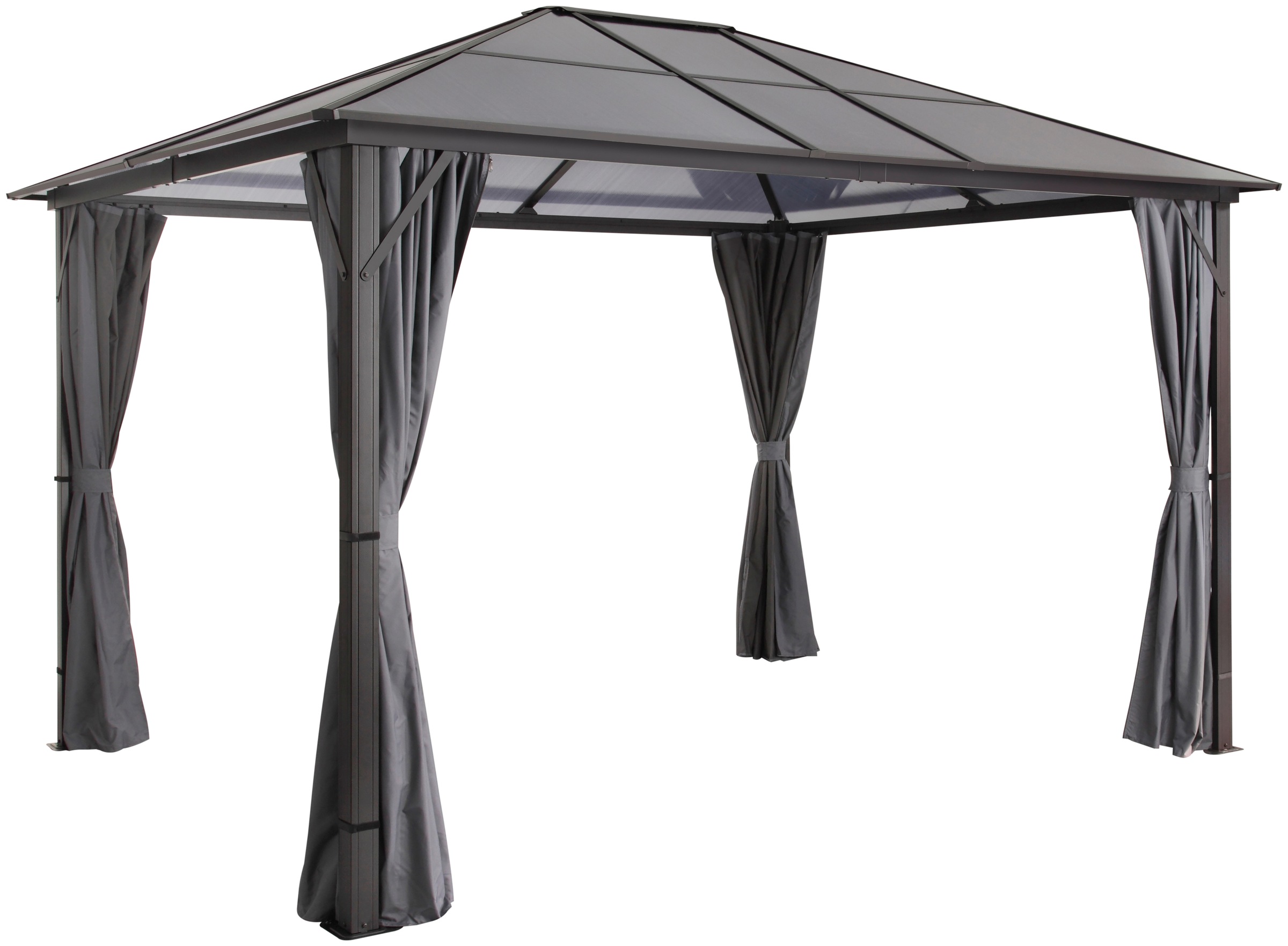 KONIFERA Pavillon "Aruba 2.0", Gestell aus Aluminium, Dach aus Polycarbonat günstig online kaufen
