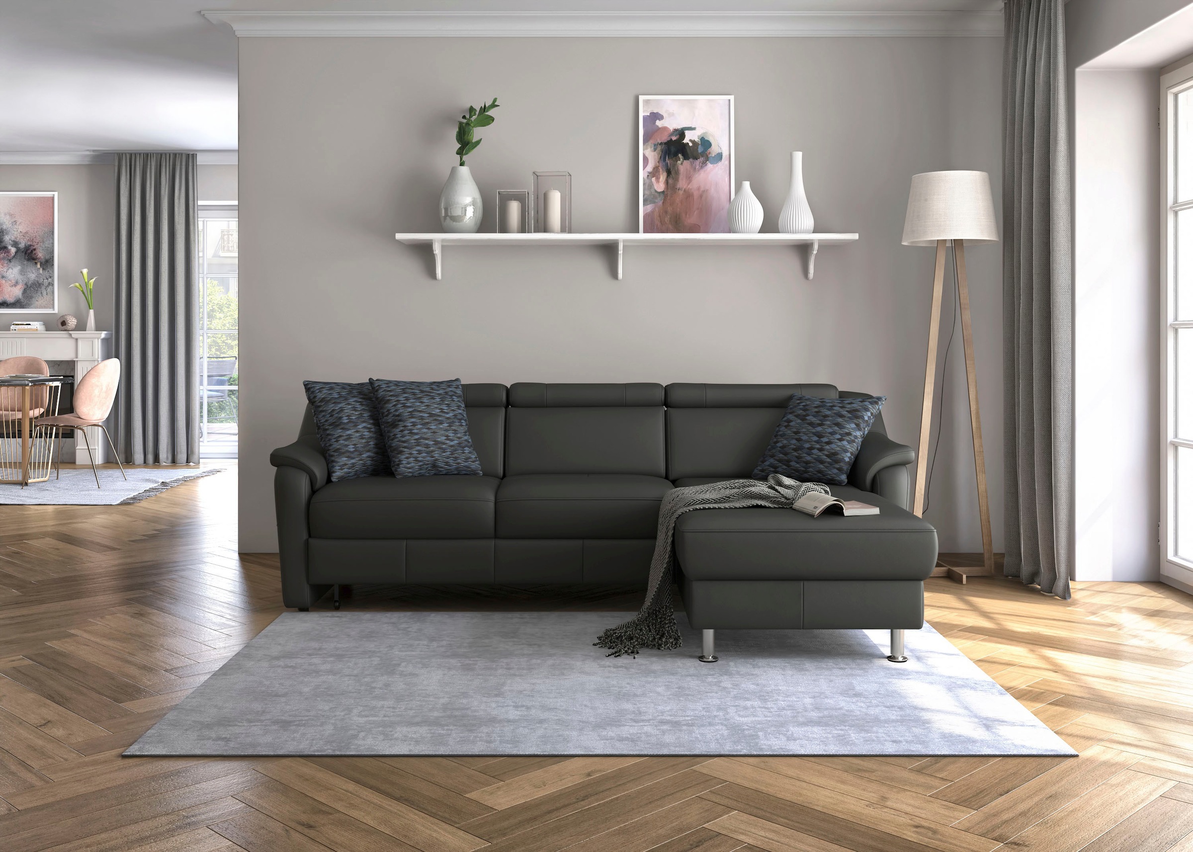 sit&more Ecksofa "Freetown L-Form", inklusive Kopfteilverstellung und komfo günstig online kaufen