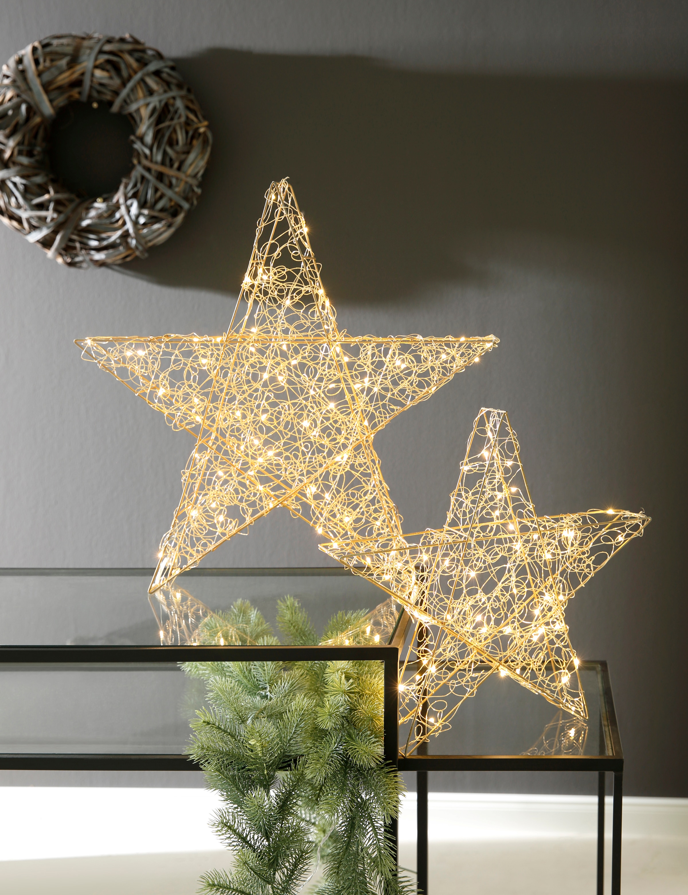 kaufen Weihnachtsdeko AM BAUR LED | aus Weihnachtsstern aussen Design Stern, Draht,