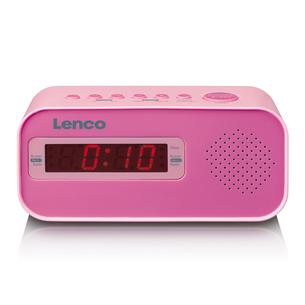 Lenco Uhrenradio »CR-205«, (FM-Tuner)