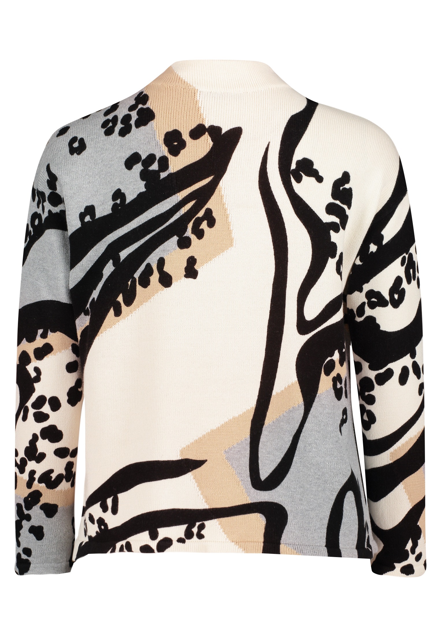 Betty Barclay Strickpullover »Betty Barclay Grobstrick-Pullover mit Aufdruck«, (1 tlg.), Hotfix