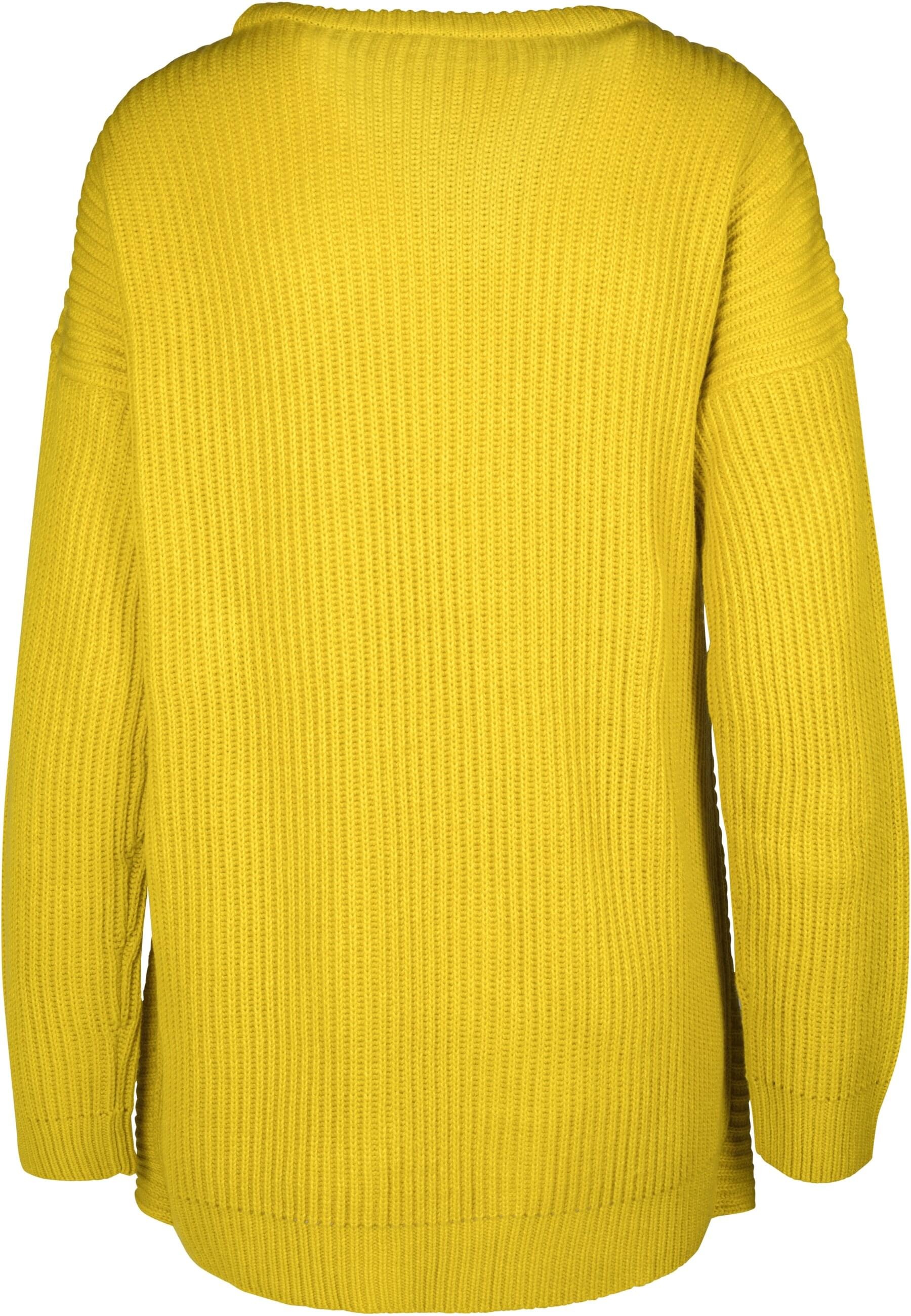 URBAN CLASSICS Rundhalspullover »Urban Classics Damen Ladies Wrapped Sweater«, (1 tlg.)