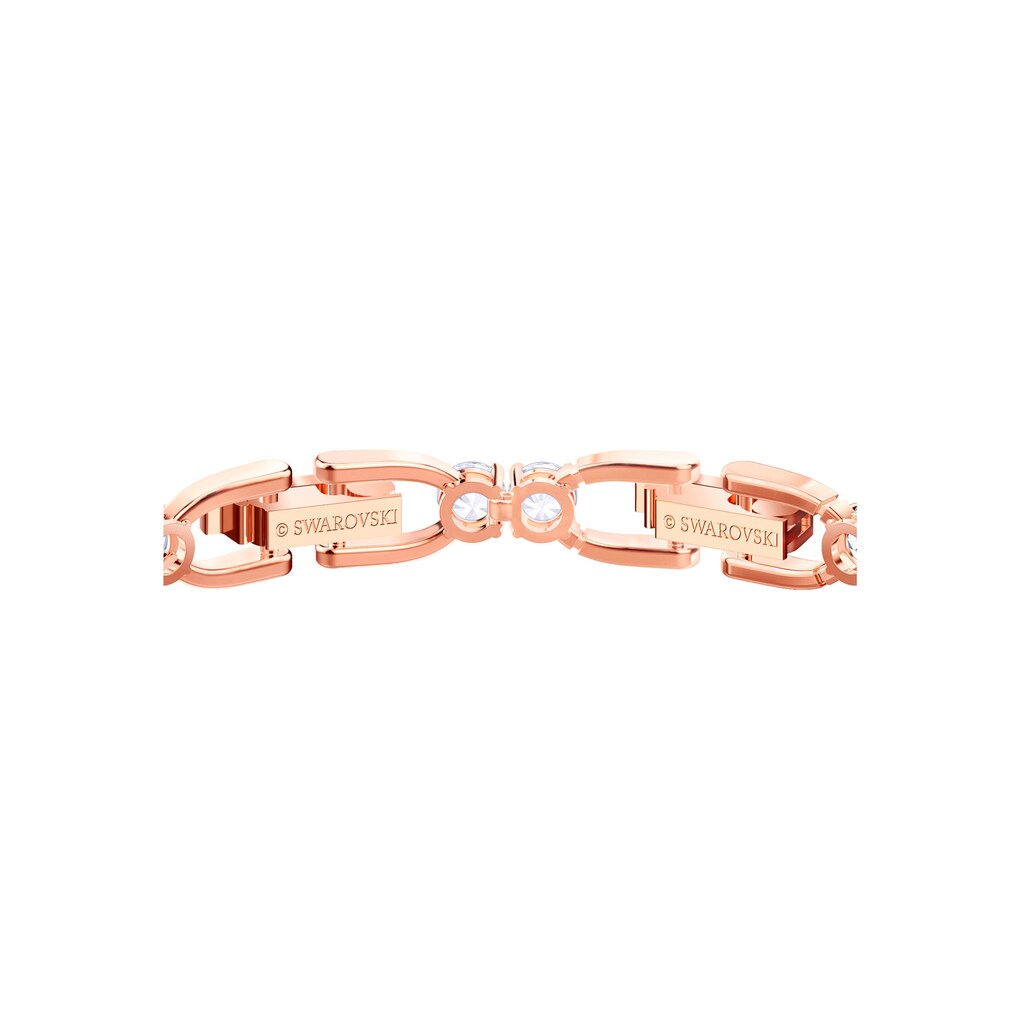 Swarovski Armband »Tennis, weiss, rosé Vergoldung, 5464948«