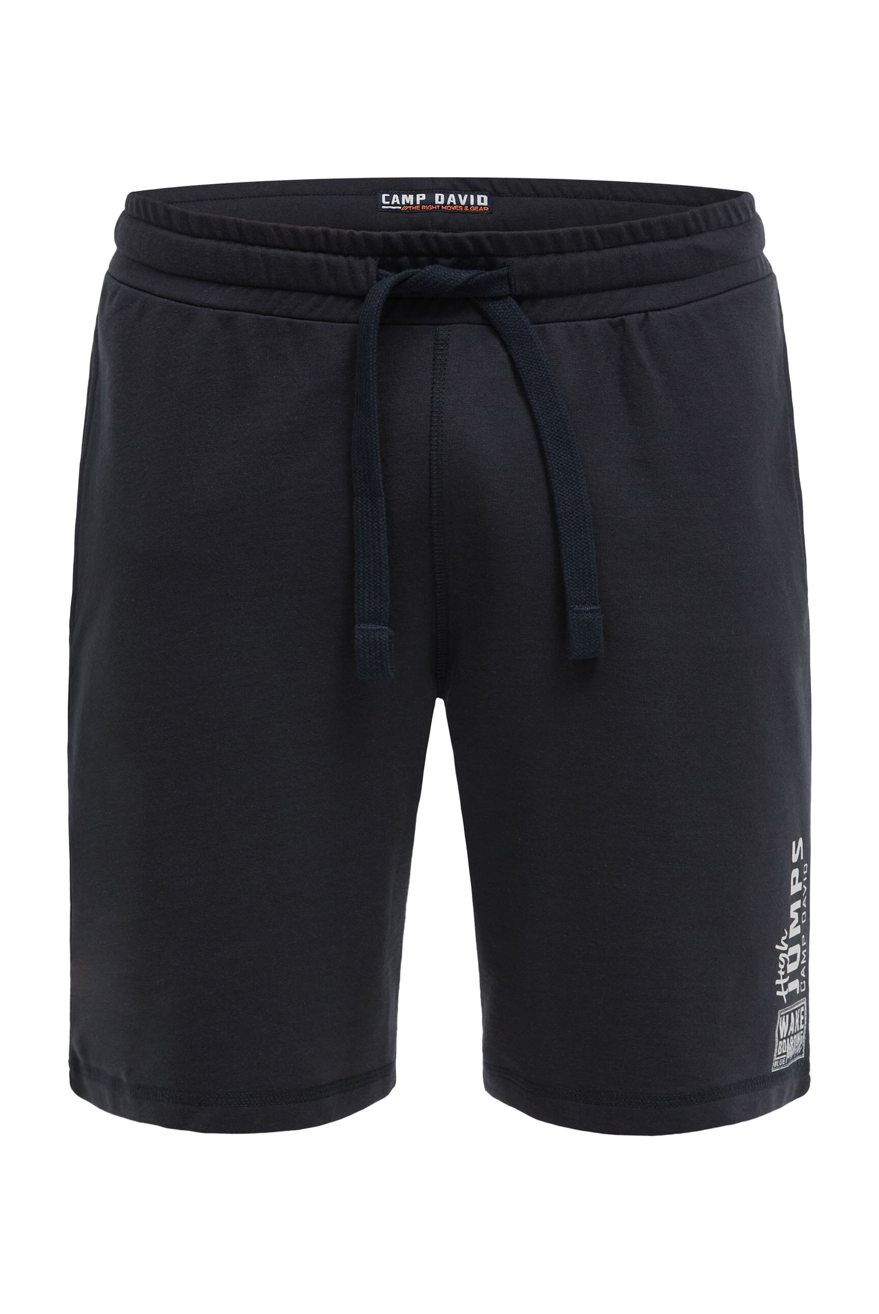 CAMP DAVID Sweatshorts  mit Elastikbund & seitlichen Taschen