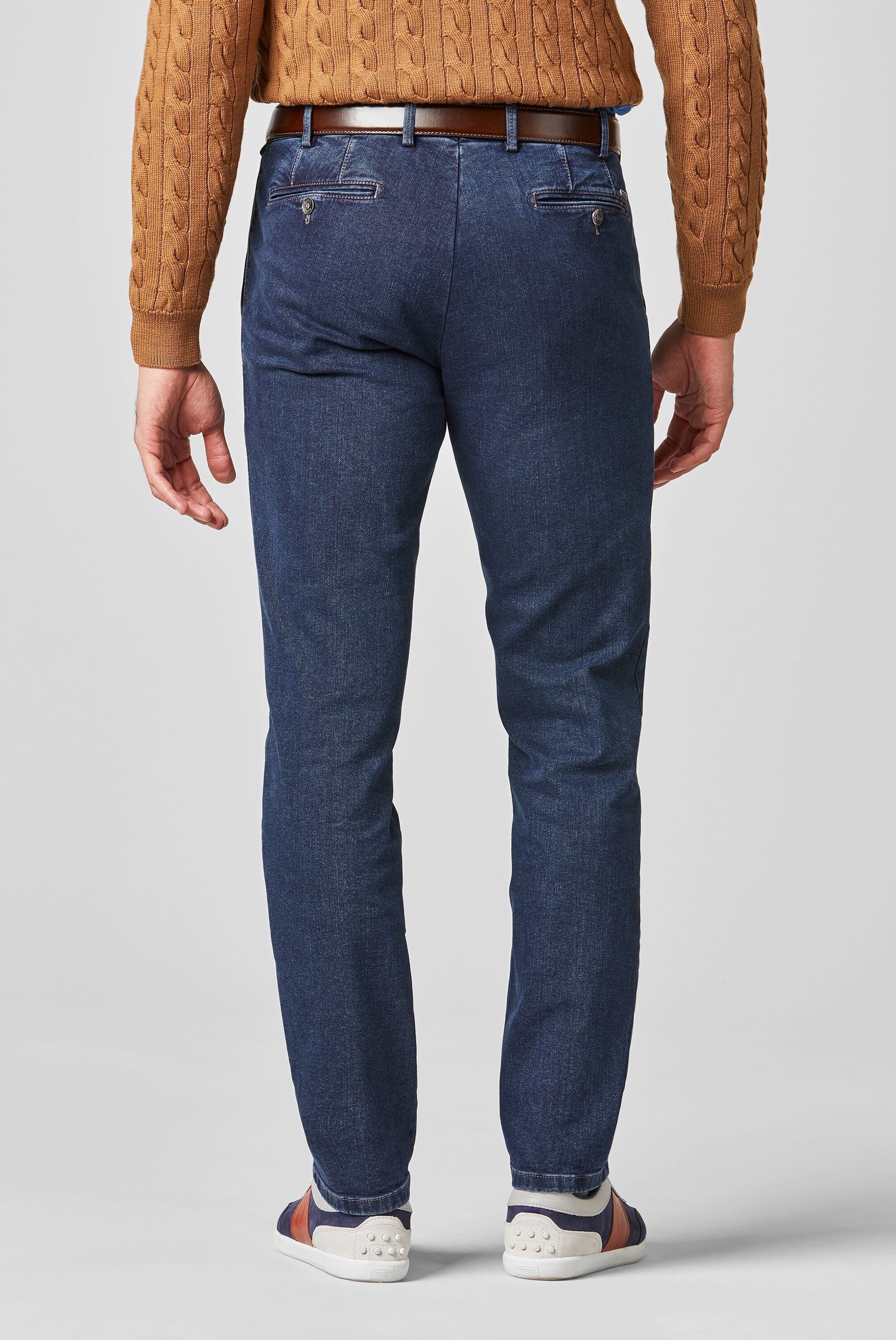 MEYER Chinos »Oslo 2-4535«  Super-Stretch Denimchino
