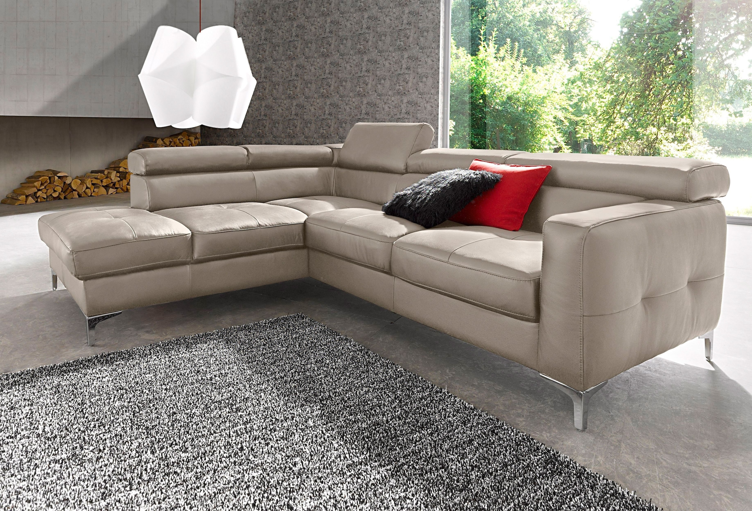 COTTA Polstergarnitur "Sammy L-Form", (Set), Set bestehend aus: Ecksofa mit günstig online kaufen