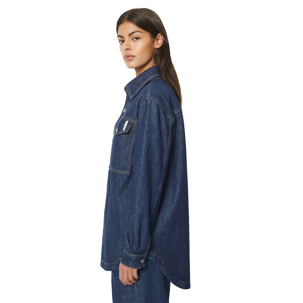 Marc O'Polo DENIM Jeansbluse »aus Rigid Denim«