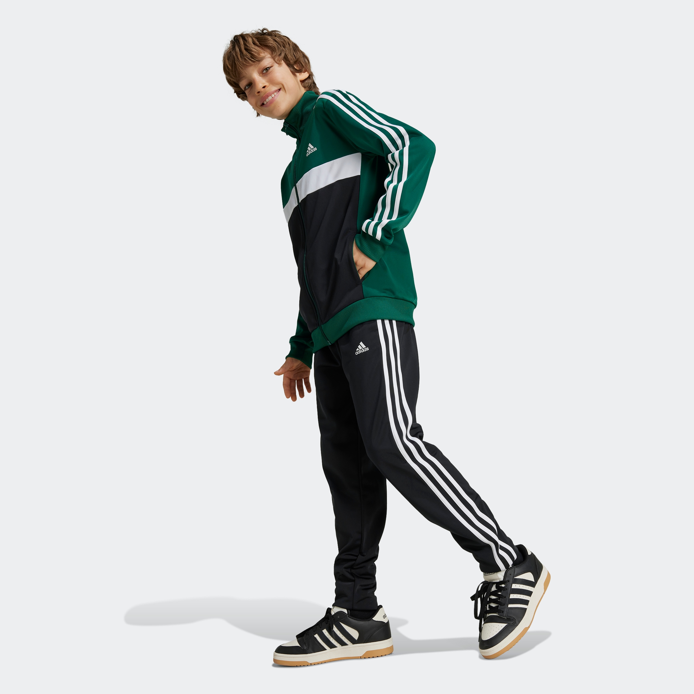 adidas Sportswear Trainingsanzug »ESSENTIALS 3-STREIFEN TIBERIO«, (2 tlg.)