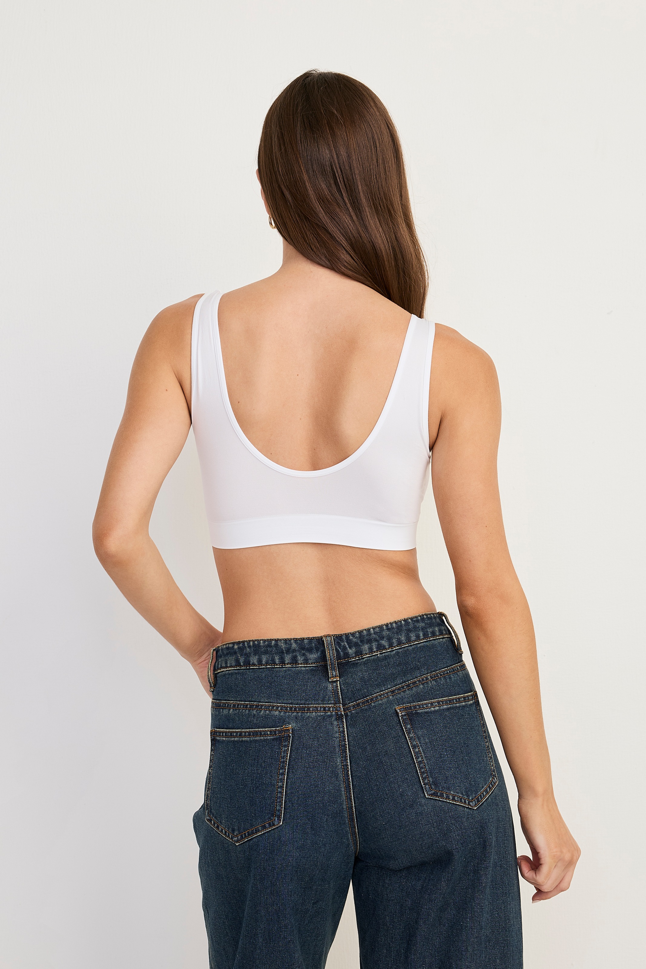 Jockey Bralette »SEAMFREE STRETCH«, Rundhals, breite Träger, ohne Seitennähte