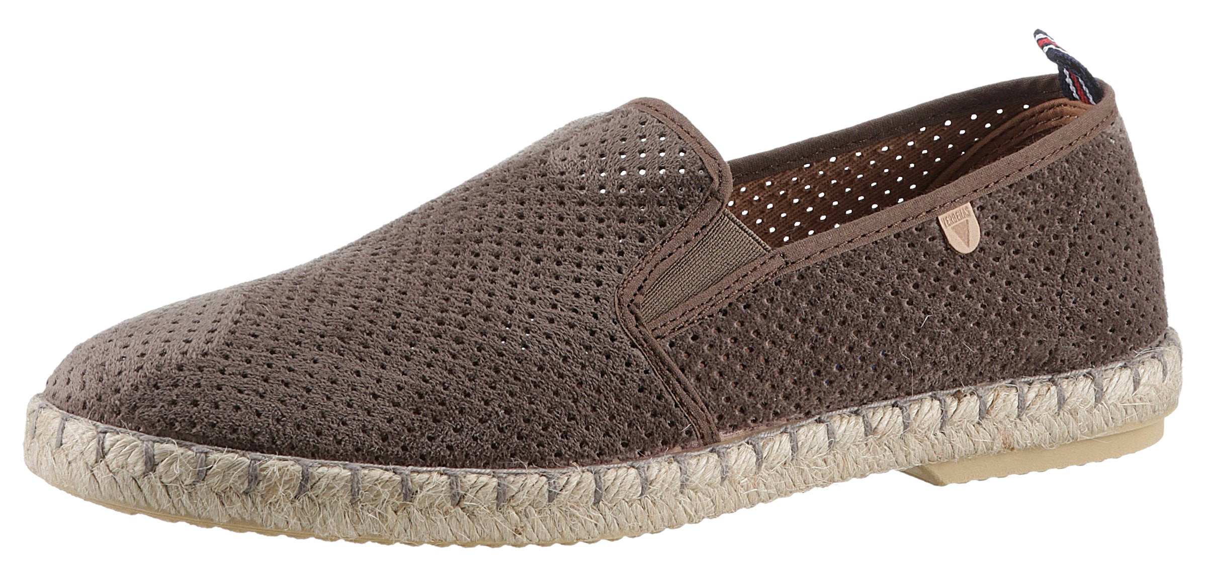 VERBENAS Espadrille "Tom Pacific", Loafer, Slipper, Sommerschuh, Strandschuh mit Stretcheinsätze