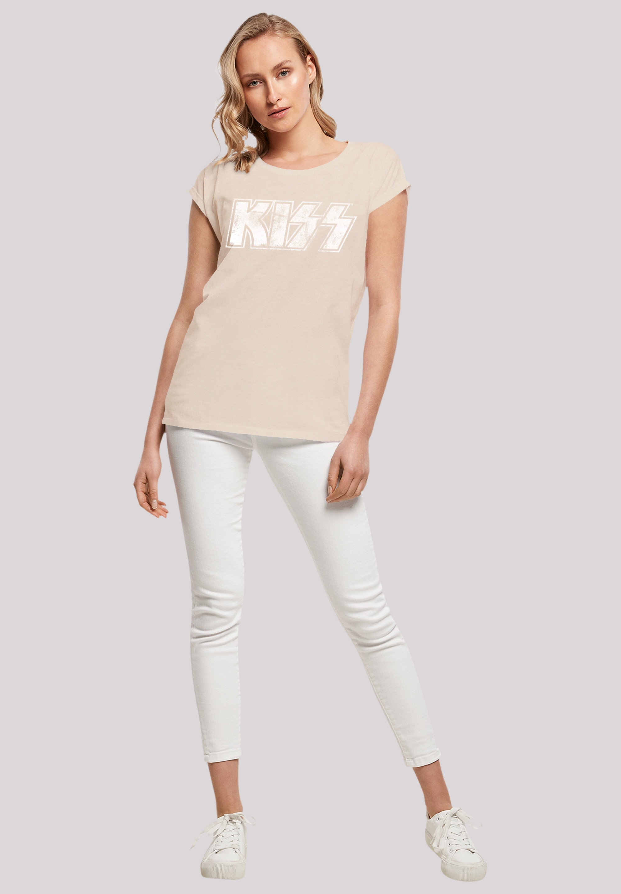 F4NT4STIC T-Shirt »Kiss Rock Band Vintage Logo«, Premium Qualität, Musik, By Rock Off