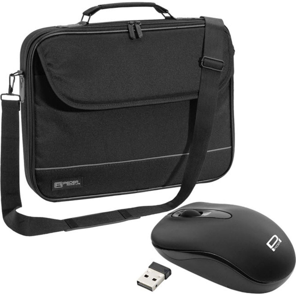 PEDEA Laptoptasche »"Fair" 43,9 cm (17,3) + schnurlose Maus«