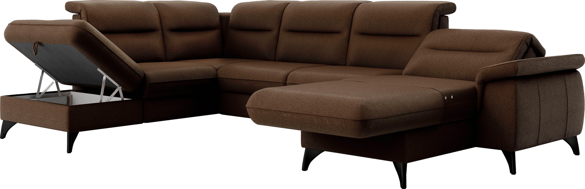 sit&more Wohnlandschaft »Astoria U-Form«, wahlweise mit motorischer Relaxfunktion